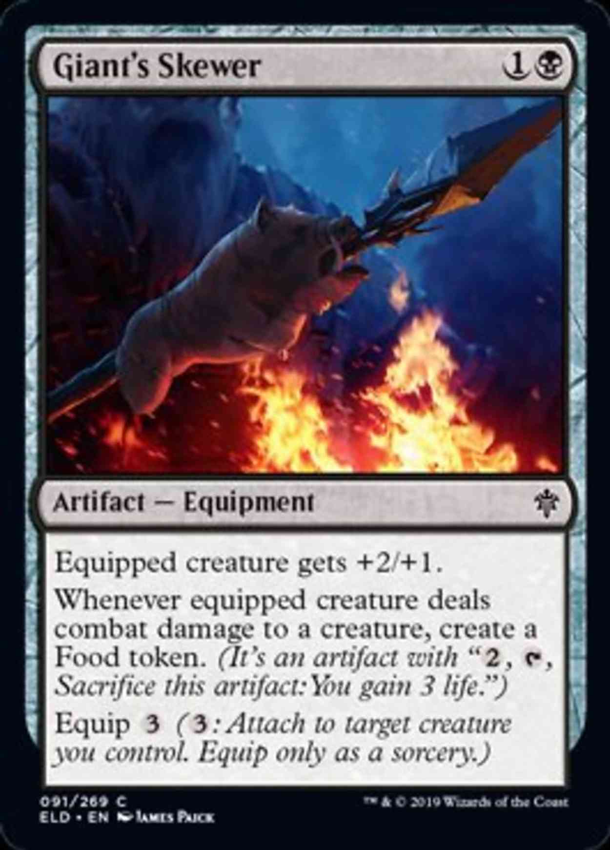 Giant's Skewer magic card front