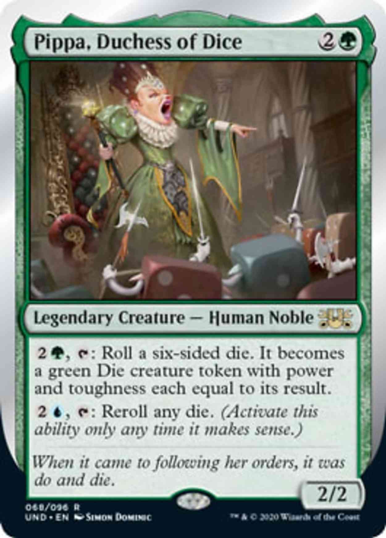 Pippa, Duchess of Dice magic card front