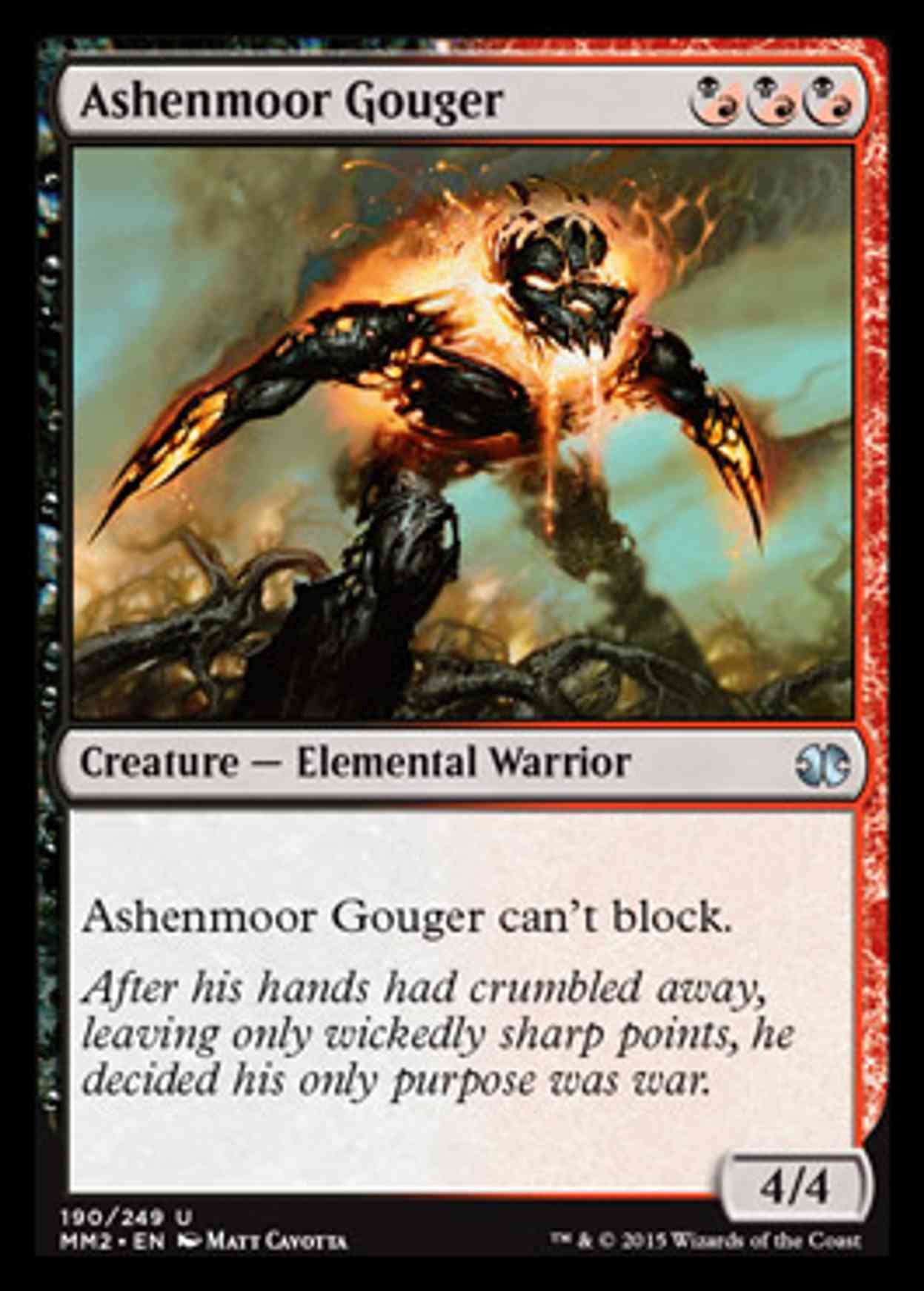 Ashenmoor Gouger magic card front