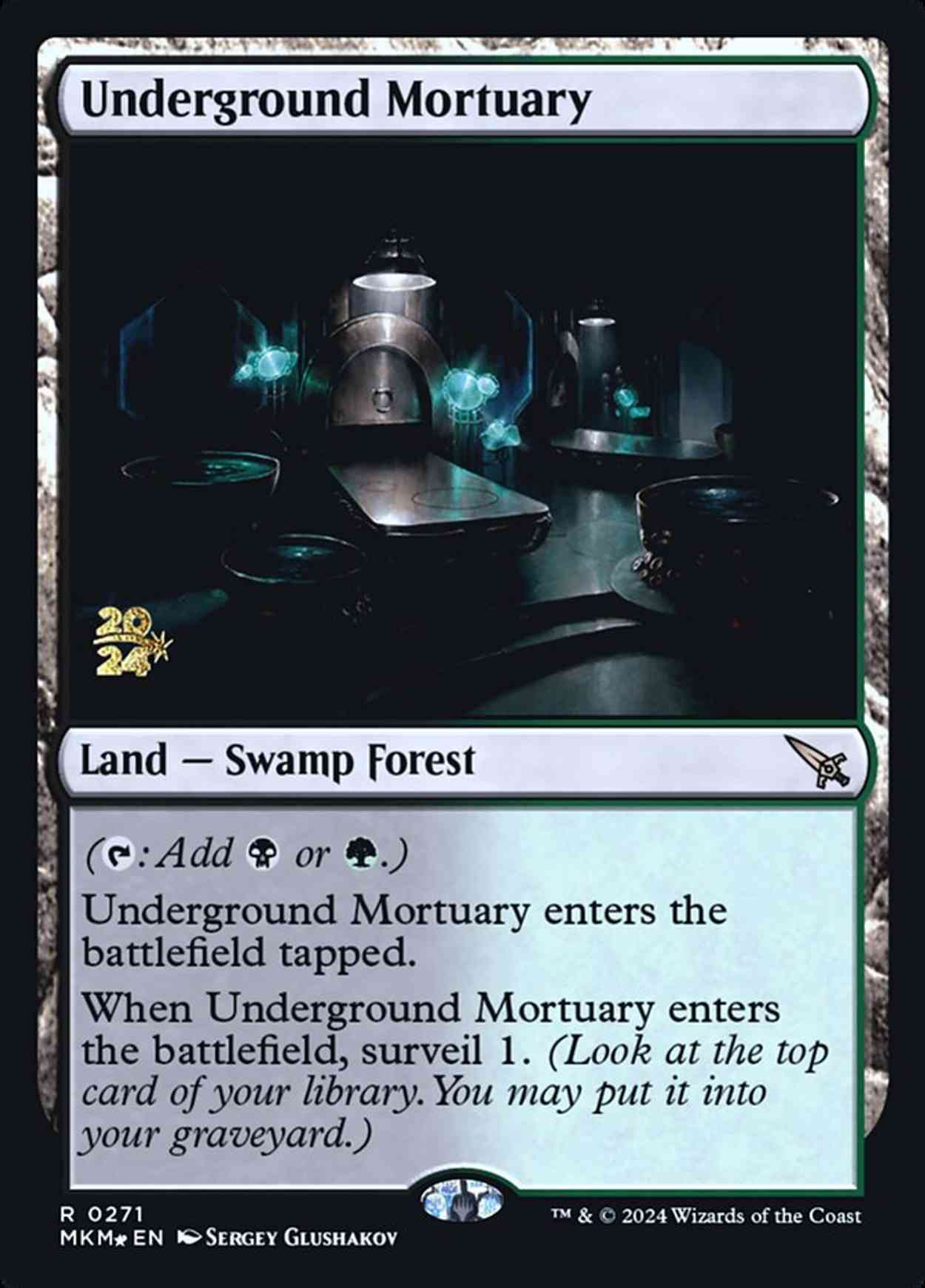 Underground Mortuary magic card front