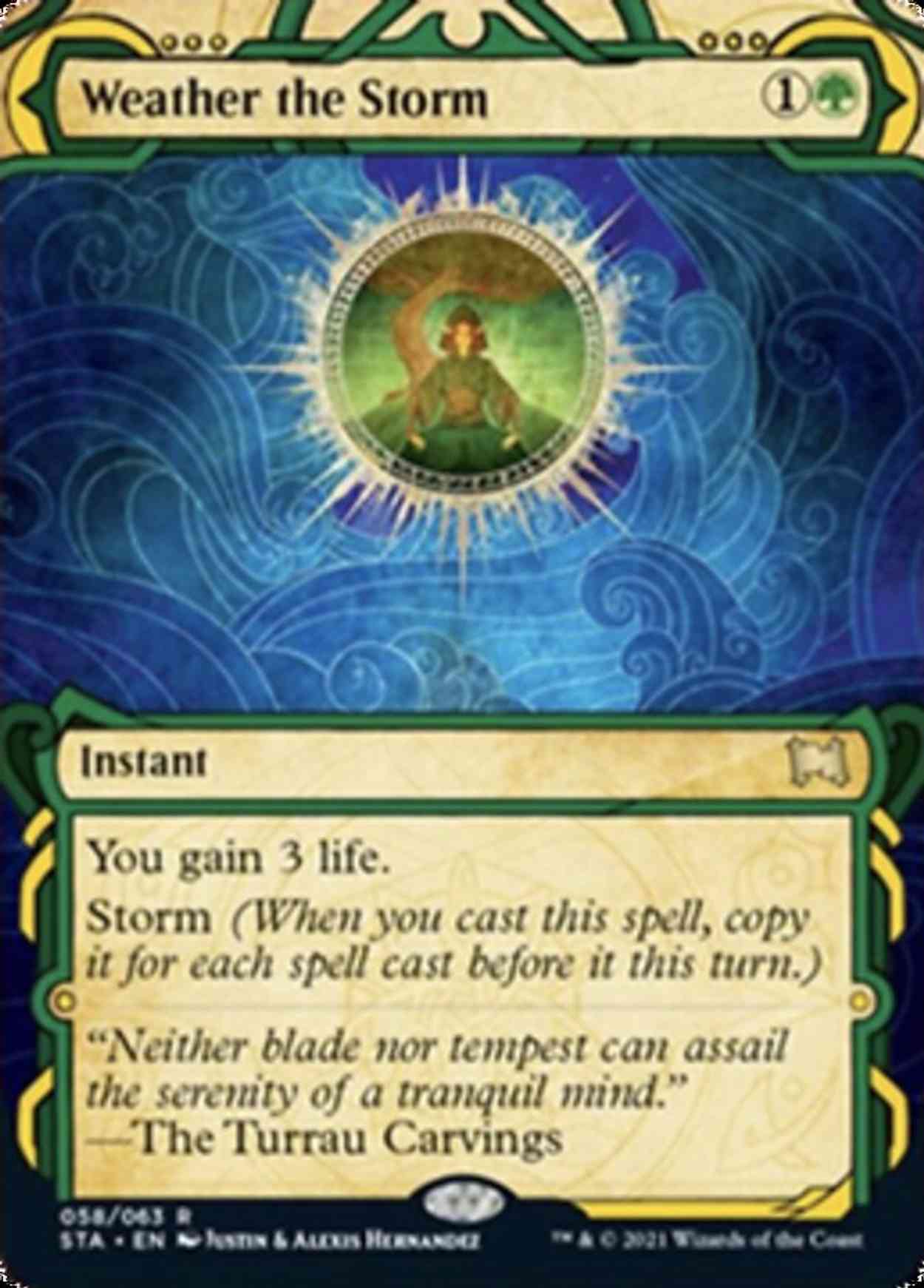 Weather the Storm (Foil Etched) magic card front