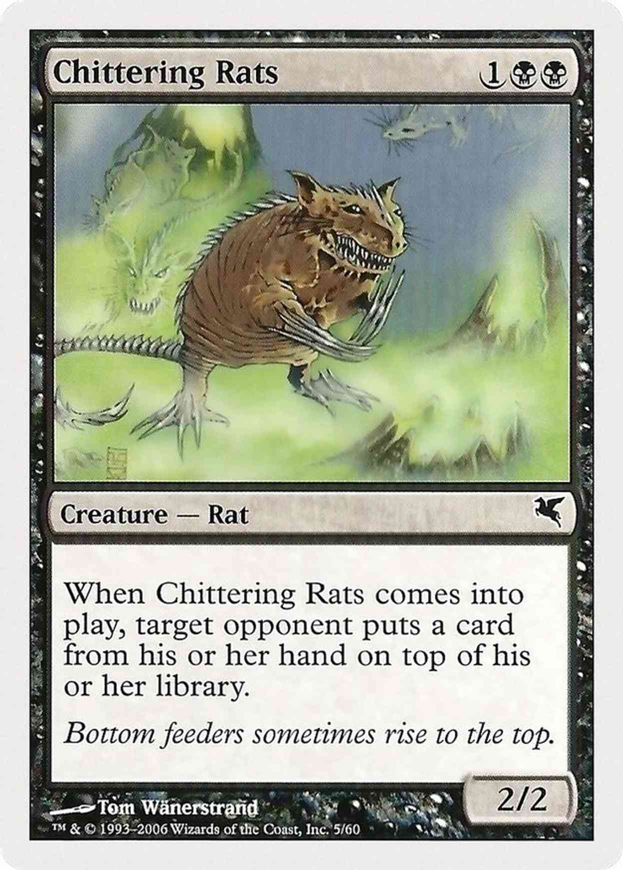 Chittering Rats (5) magic card front