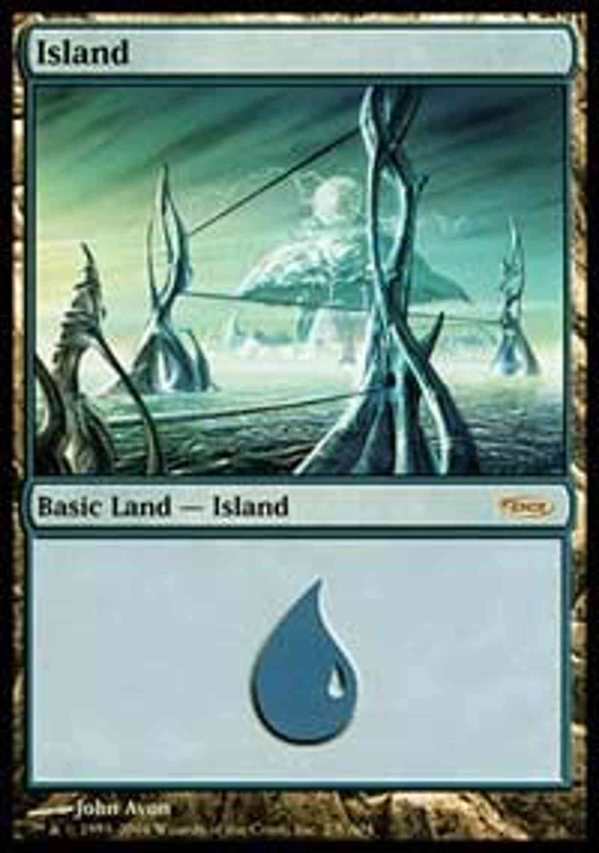 Island (2004) magic card front