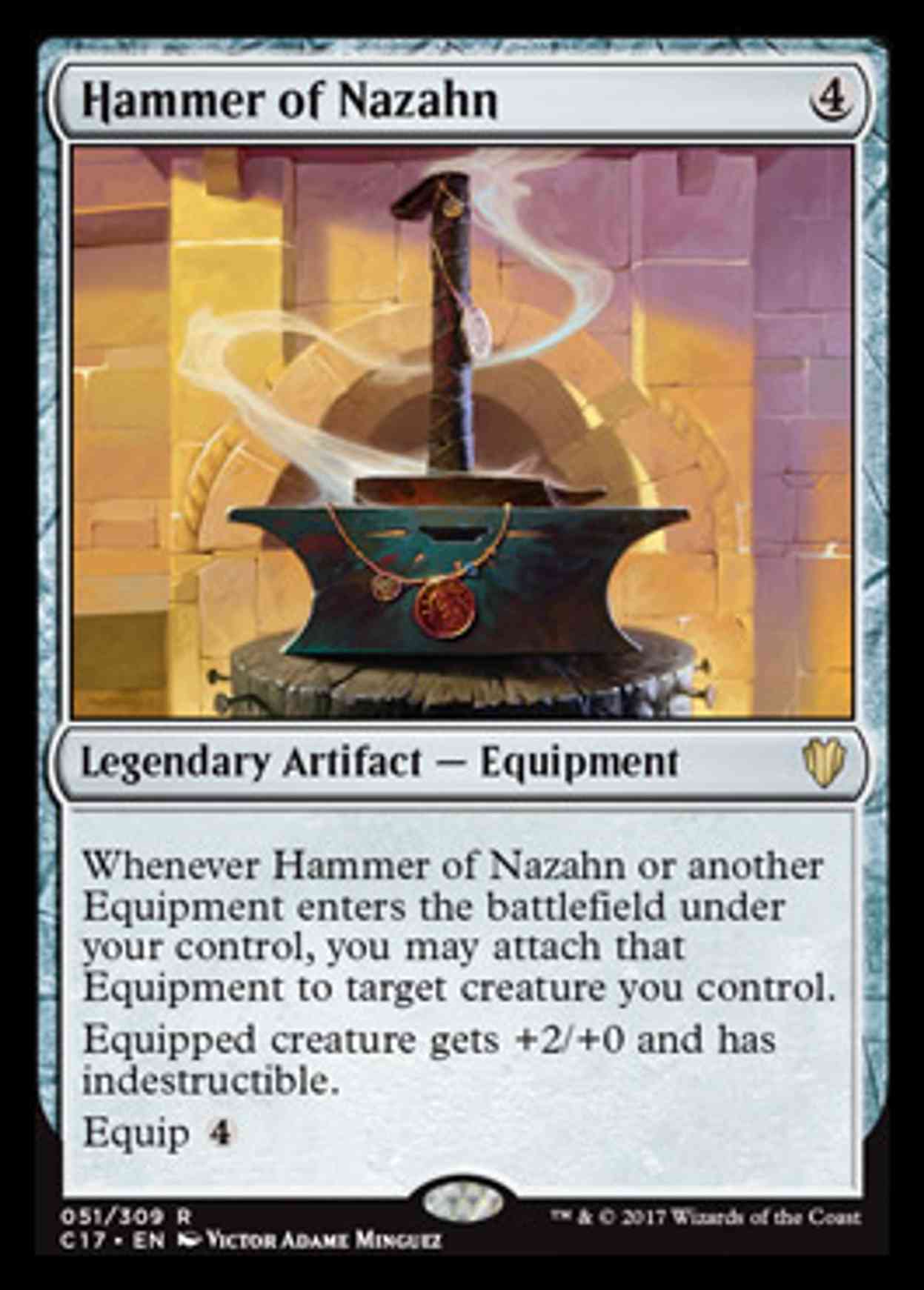 Hammer of Nazahn magic card front