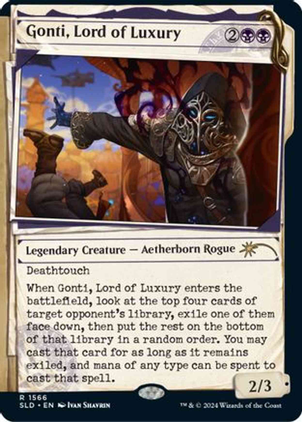 Gonti, Lord of Luxury magic card front