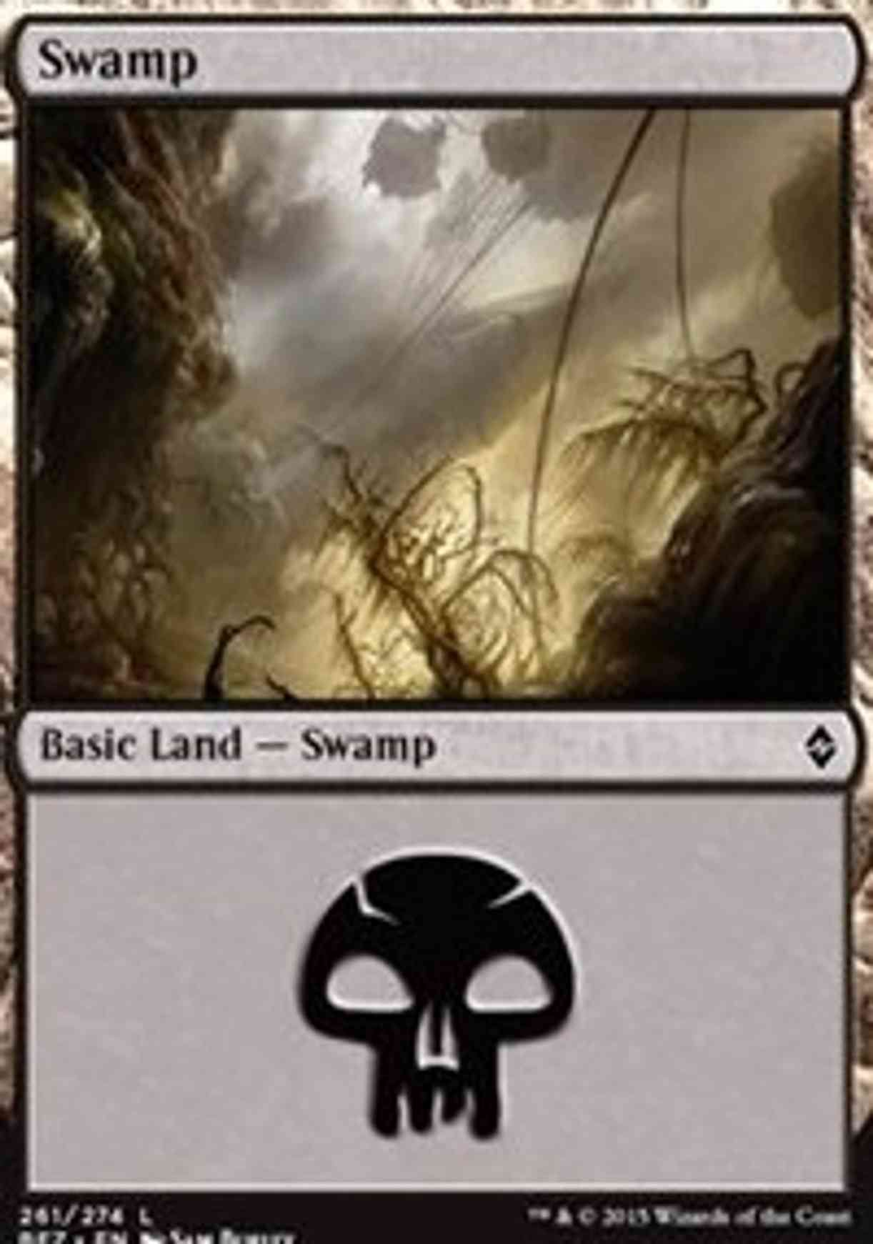 Swamp (261) magic card front