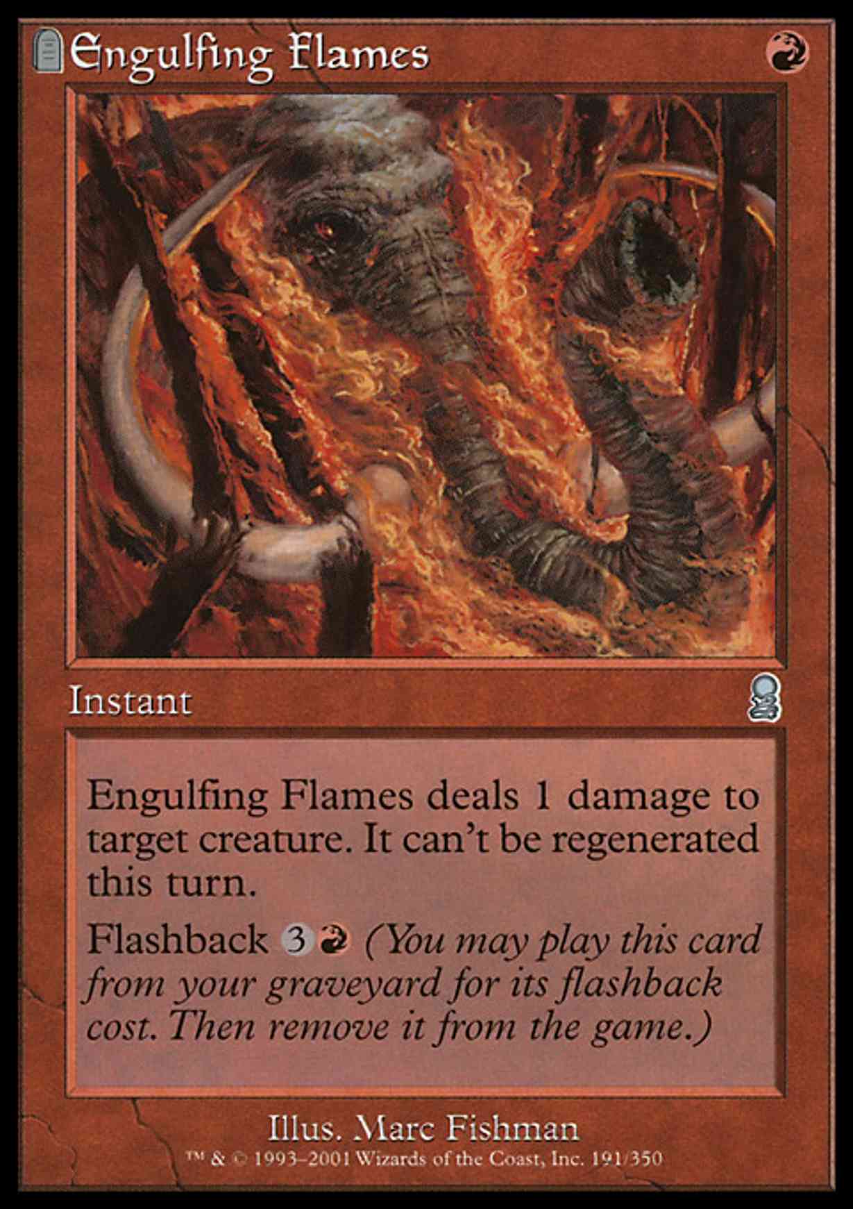 Engulfing Flames magic card front