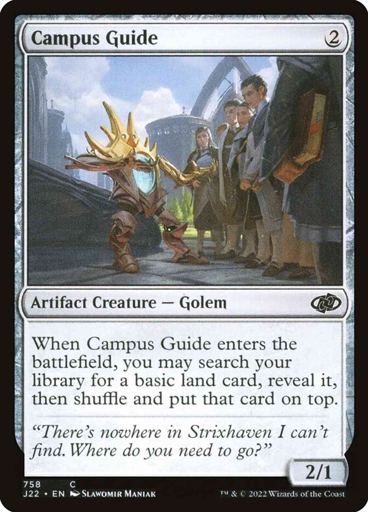 Campus Guide magic card front