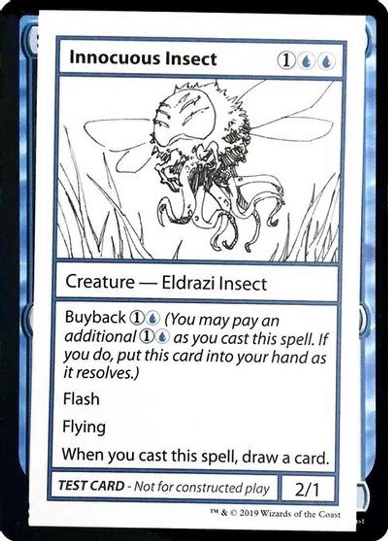 Innocuous Insect (No PW Symbol) magic card front