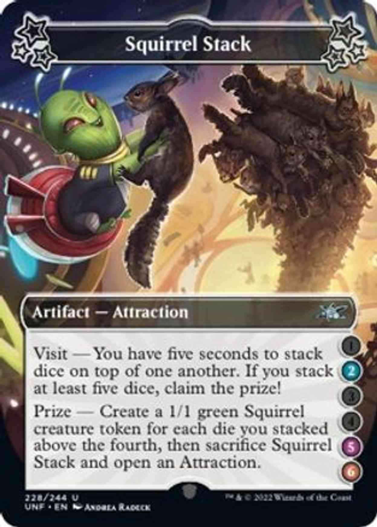 Squirrel Stack (2-5-6) magic card front