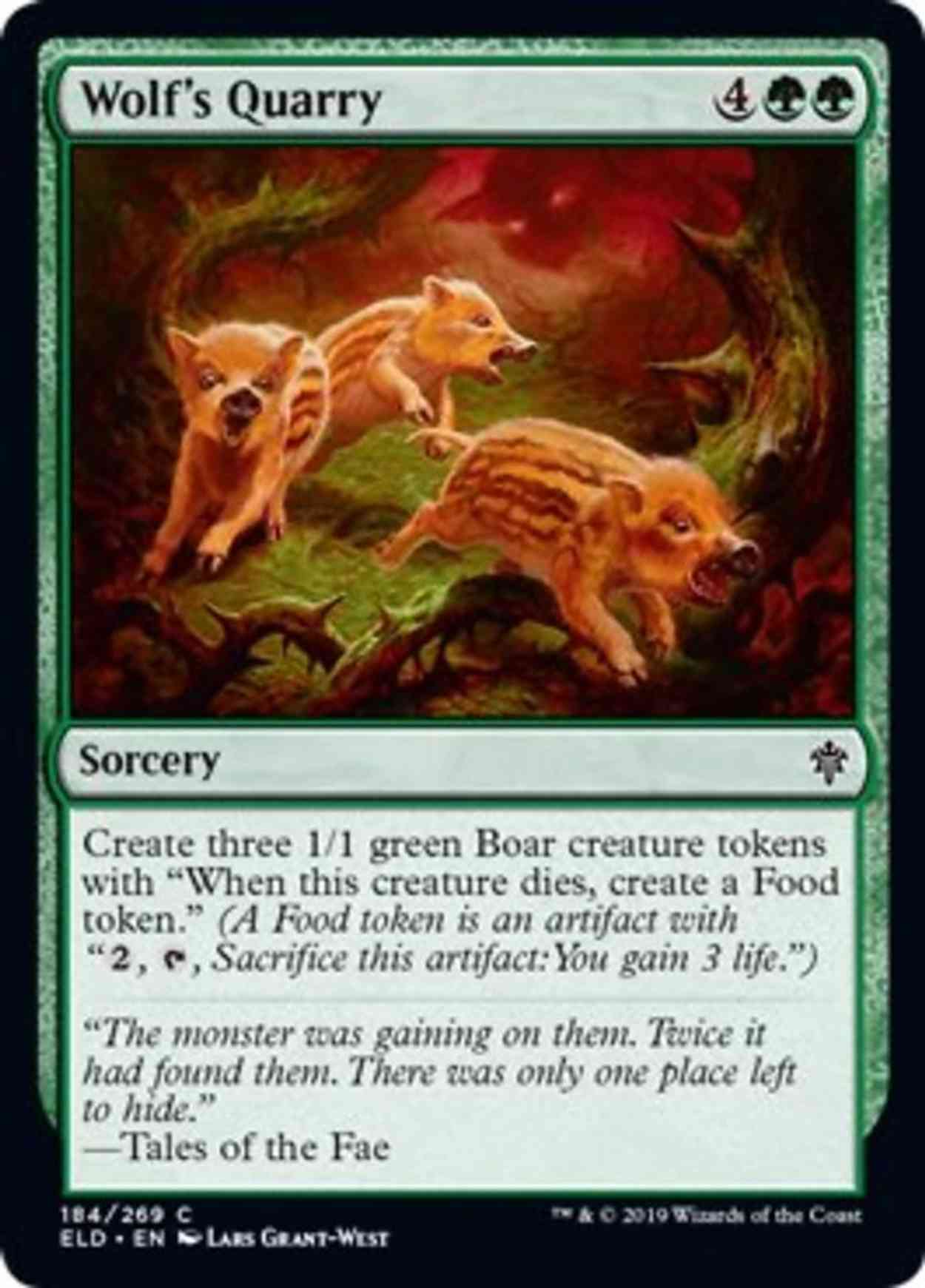 Wolf's Quarry magic card front
