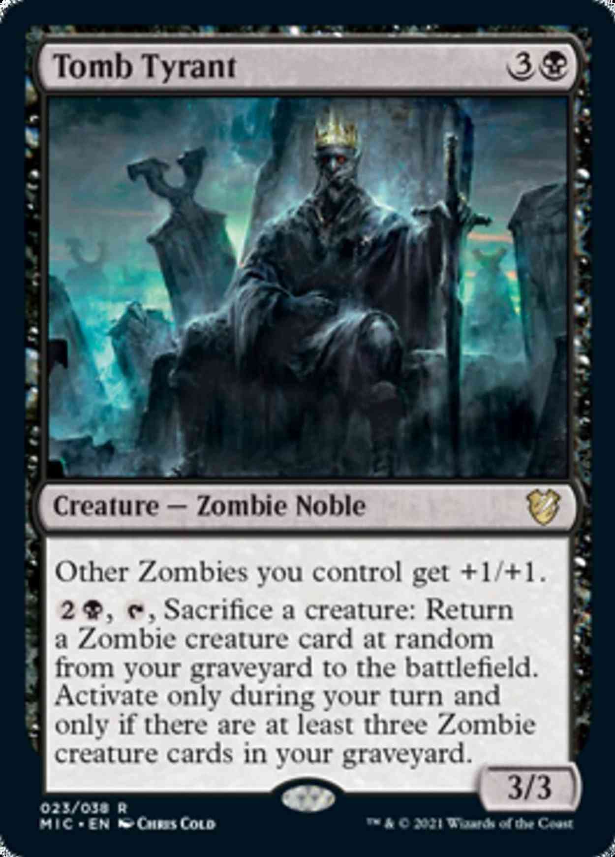 Tomb Tyrant magic card front