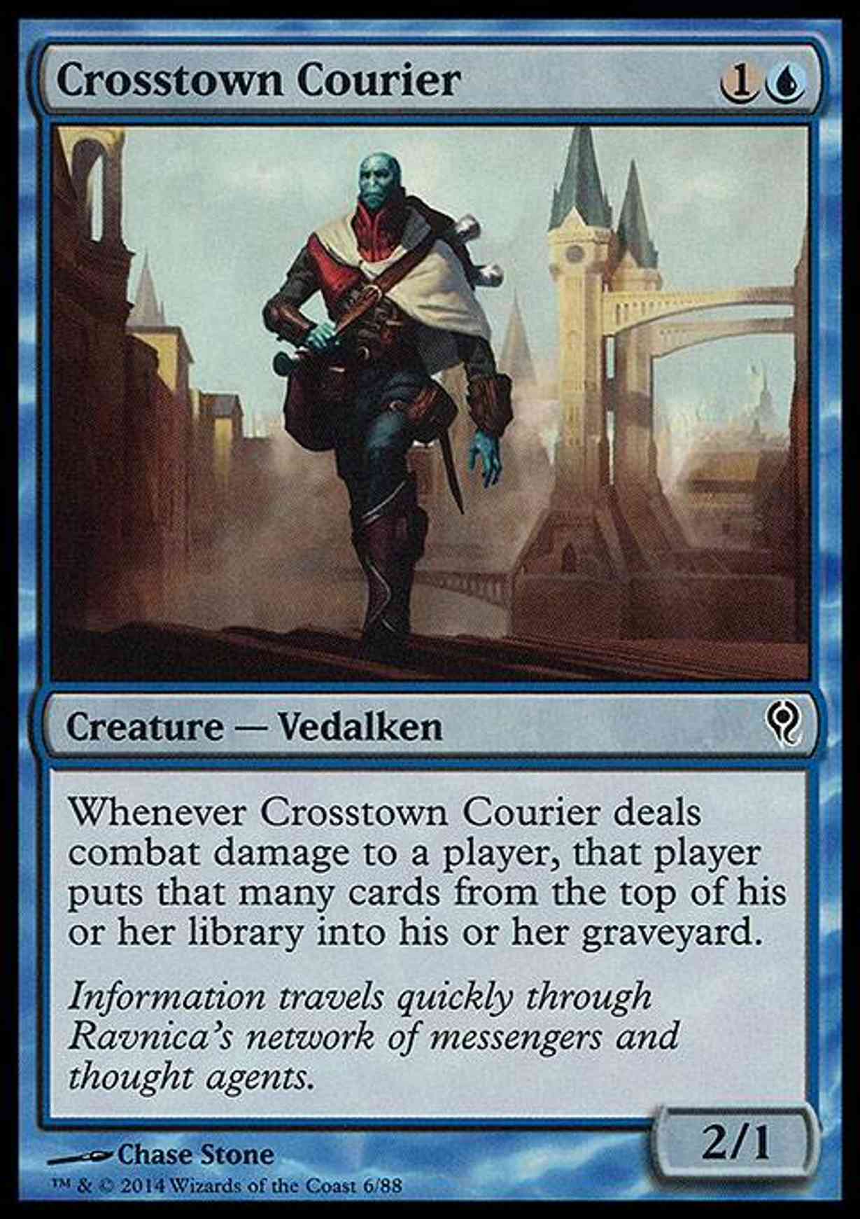 Crosstown Courier magic card front