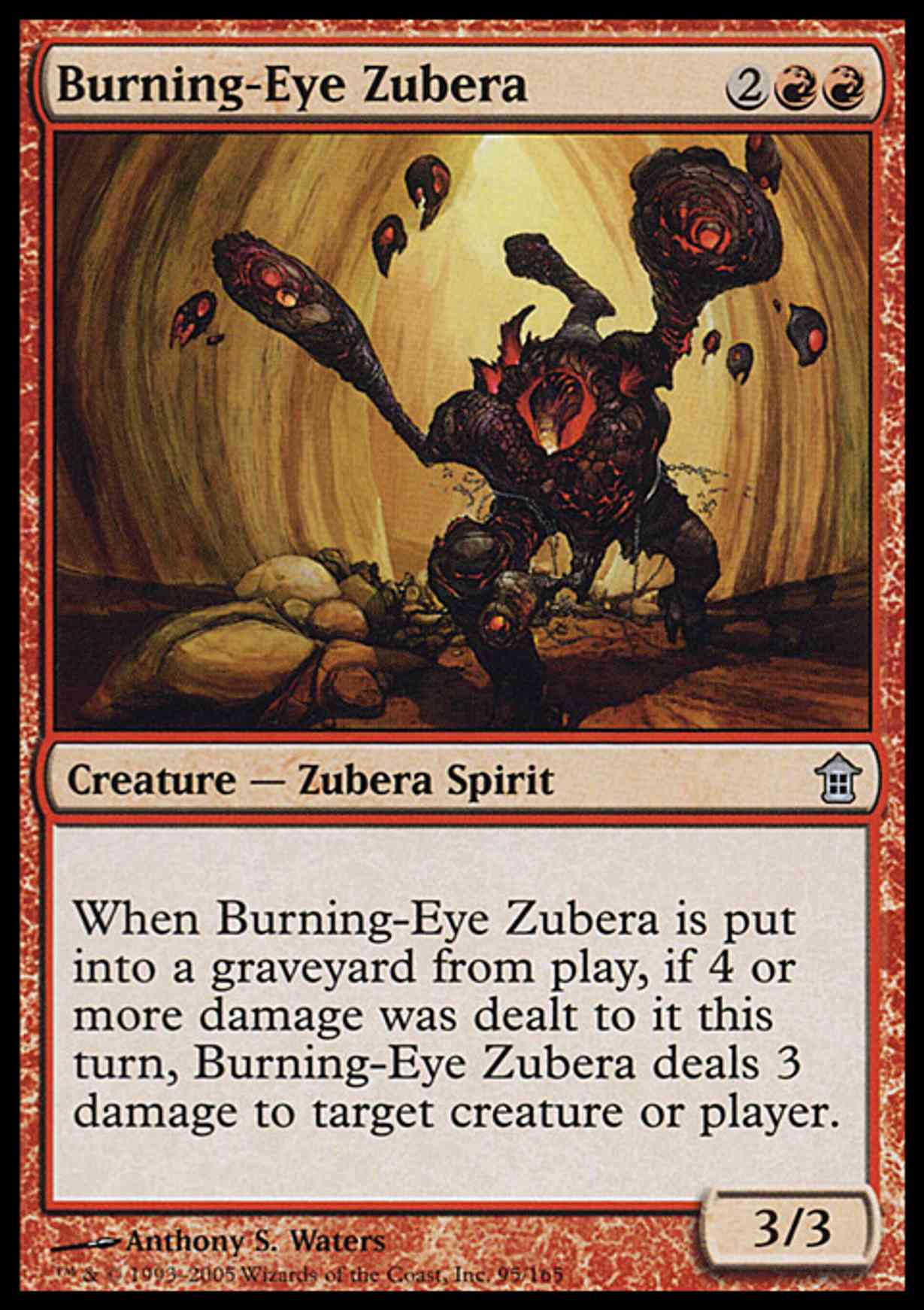 Burning-Eye Zubera magic card front