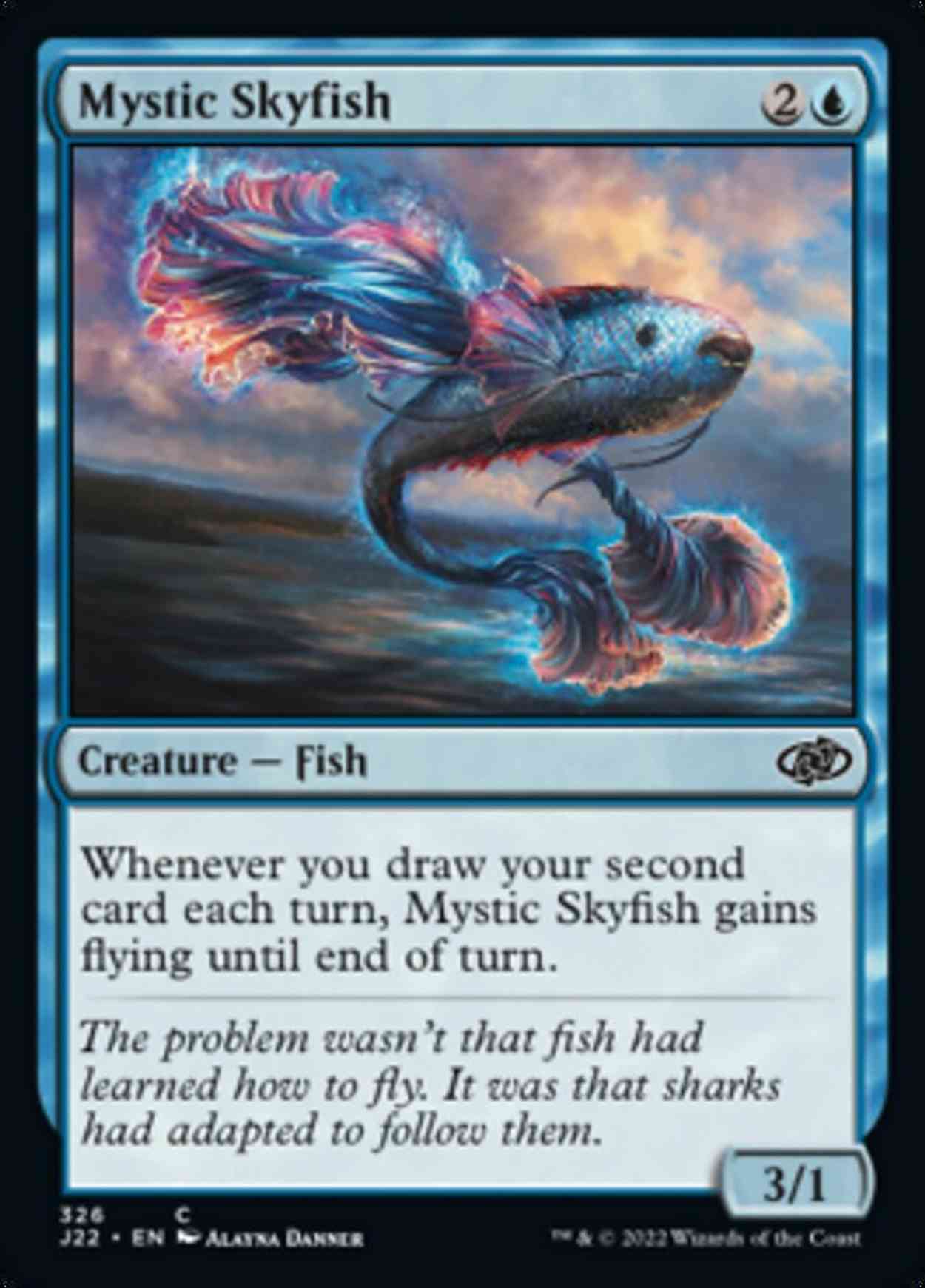 Mystic Skyfish magic card front