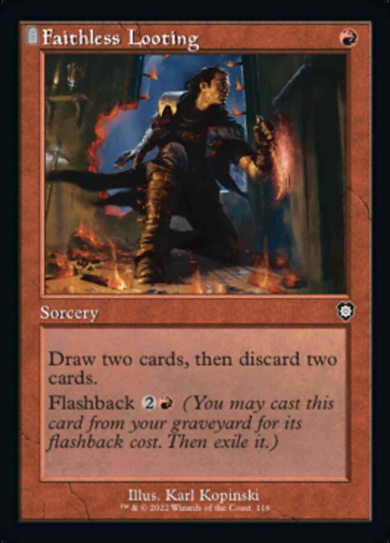 Faithless Looting magic card front