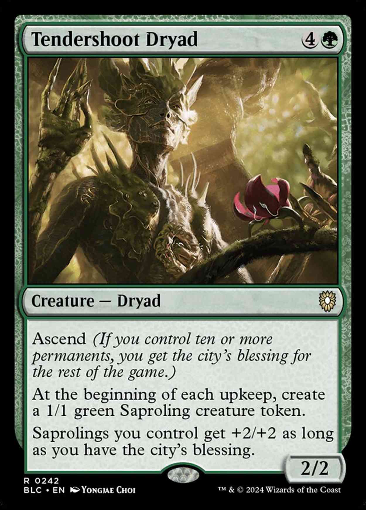 Tendershoot Dryad magic card front