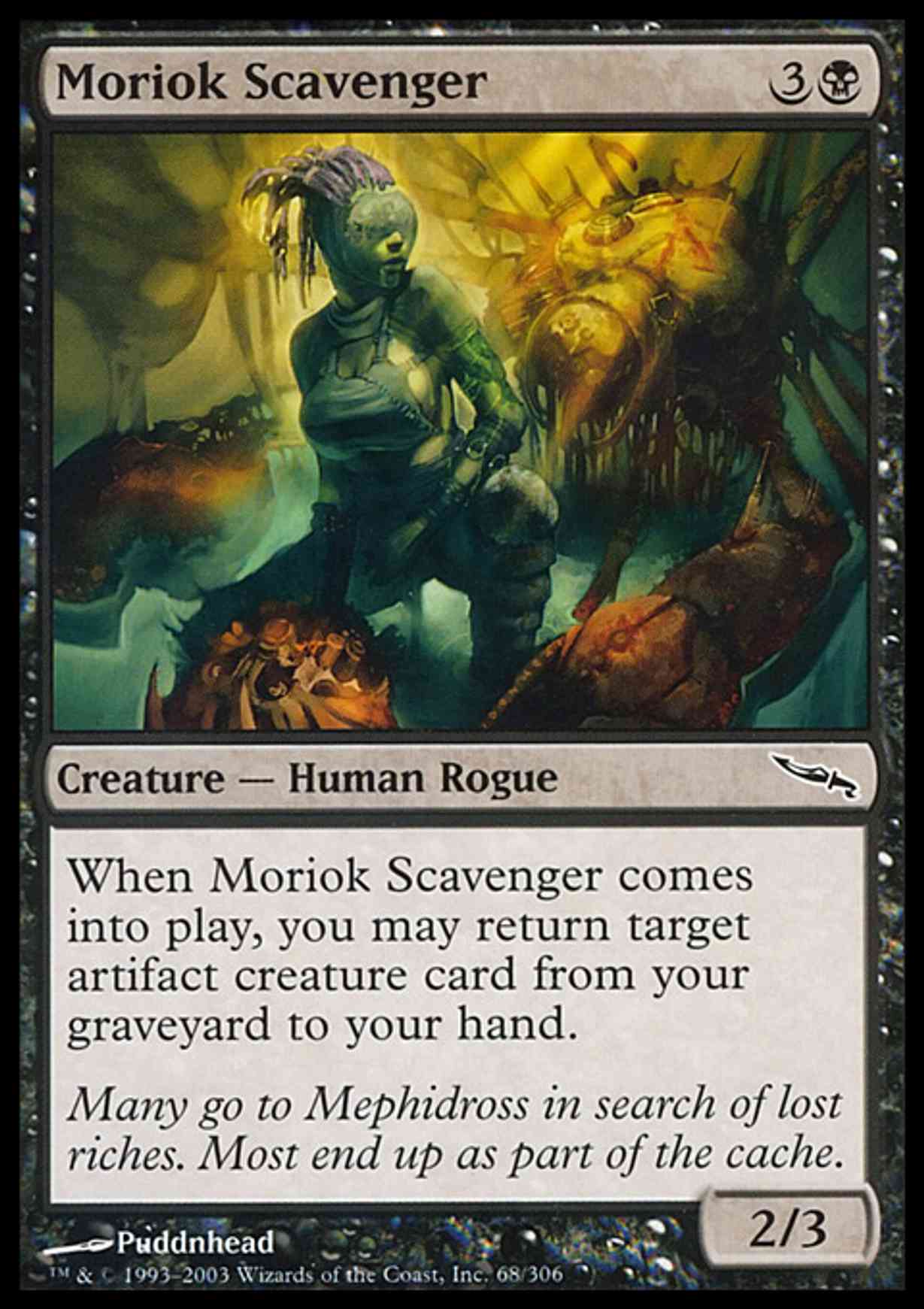 Moriok Scavenger magic card front