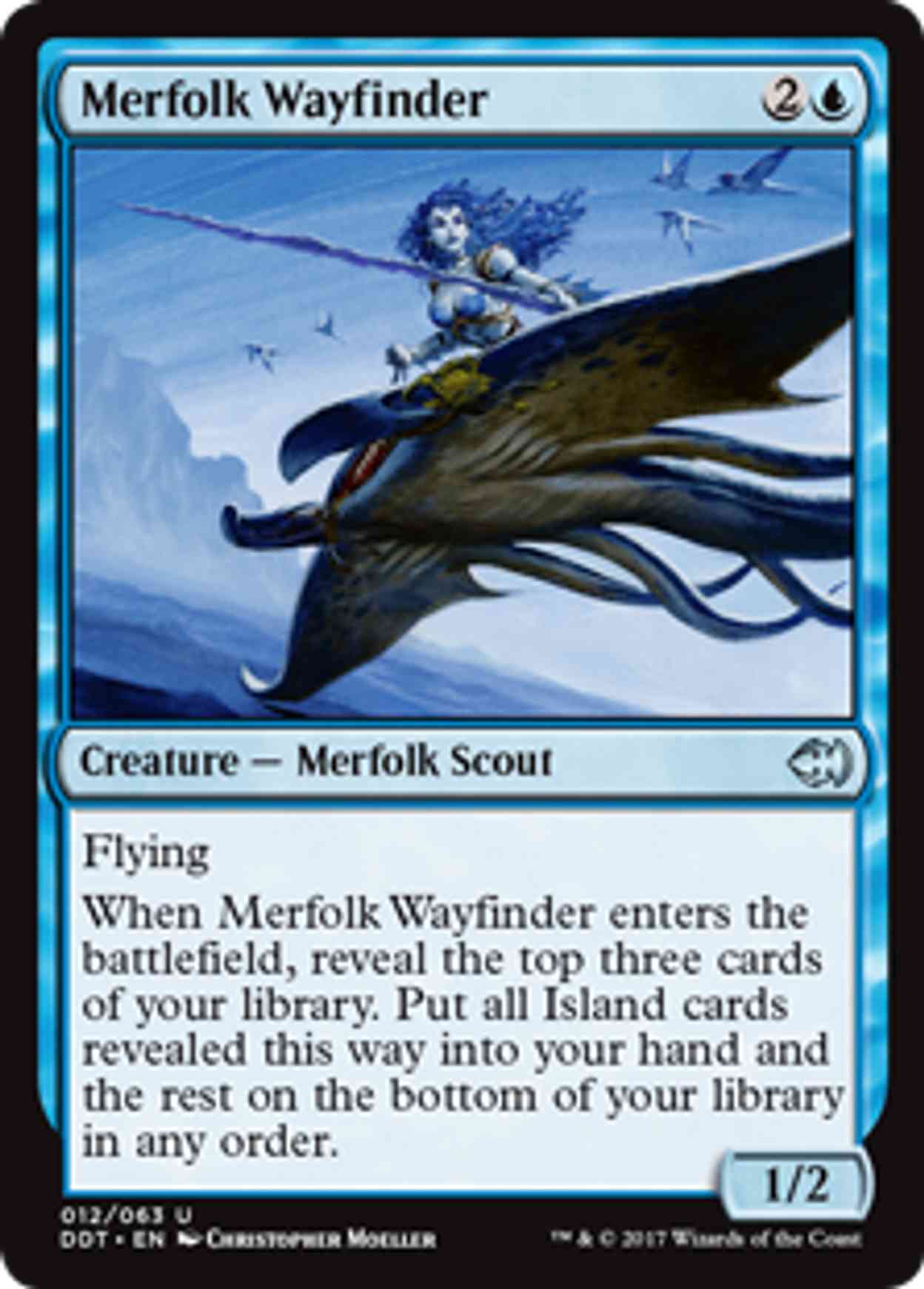 Merfolk Wayfinder magic card front