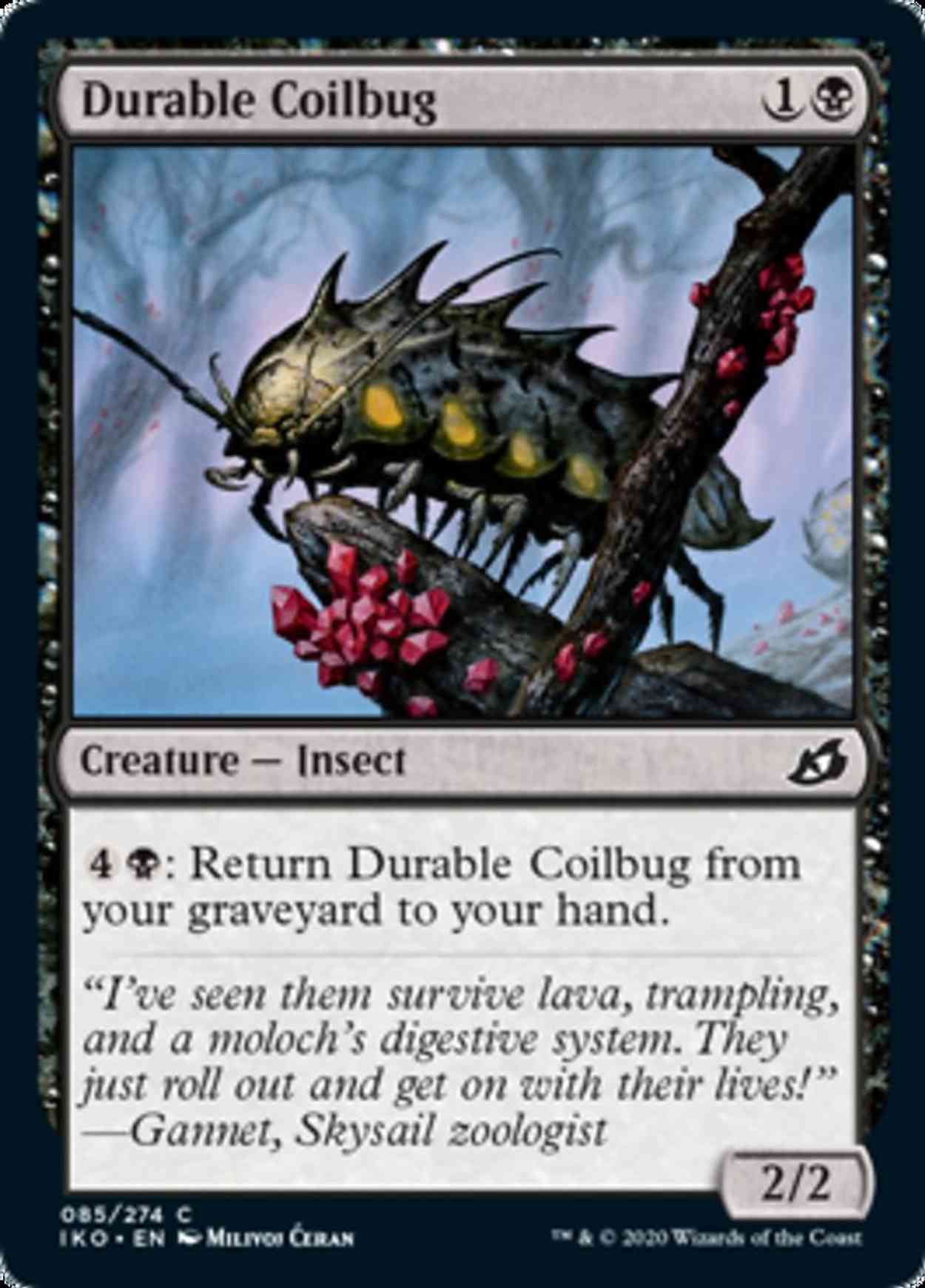 Durable Coilbug magic card front