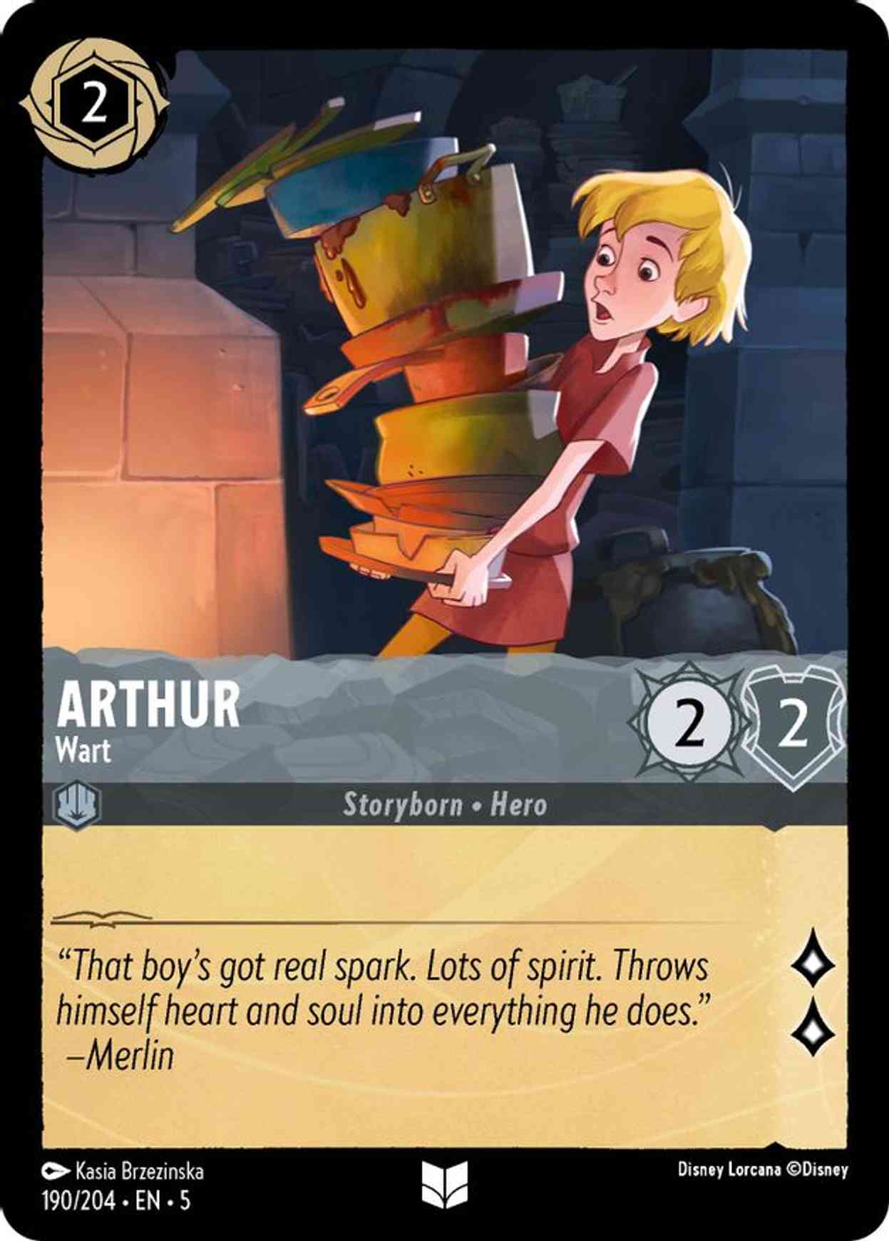 Arthur - Wart magic card front
