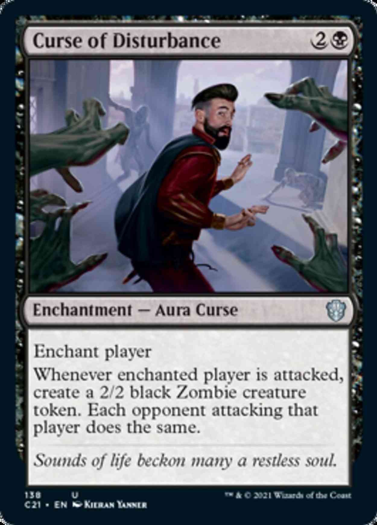 Curse of Disturbance magic card front