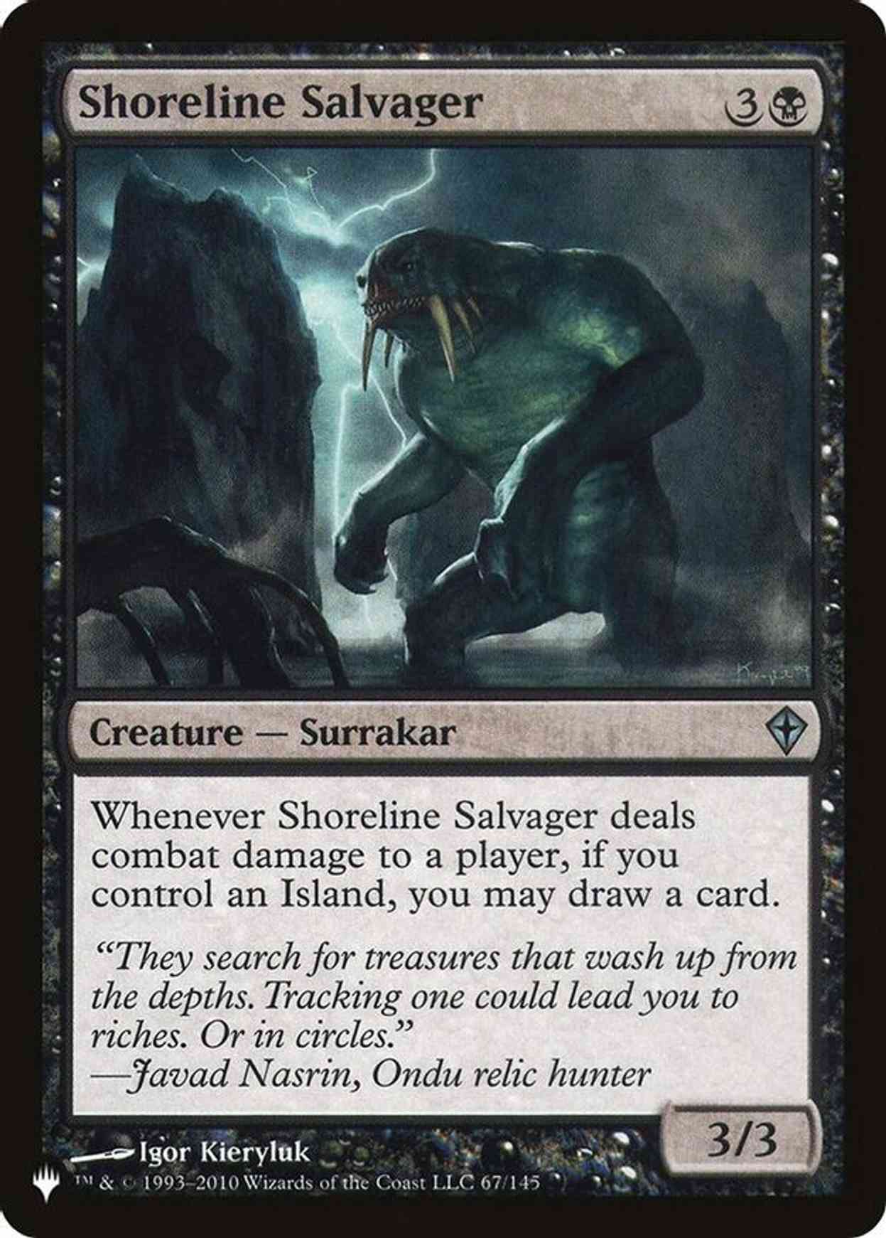 Shoreline Salvager magic card front