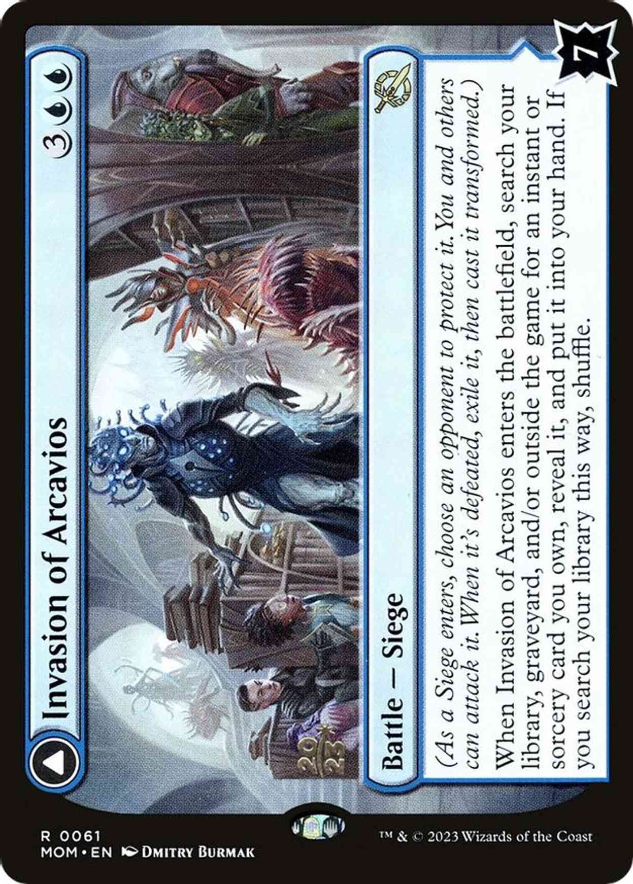 Invasion of Arcavios magic card front