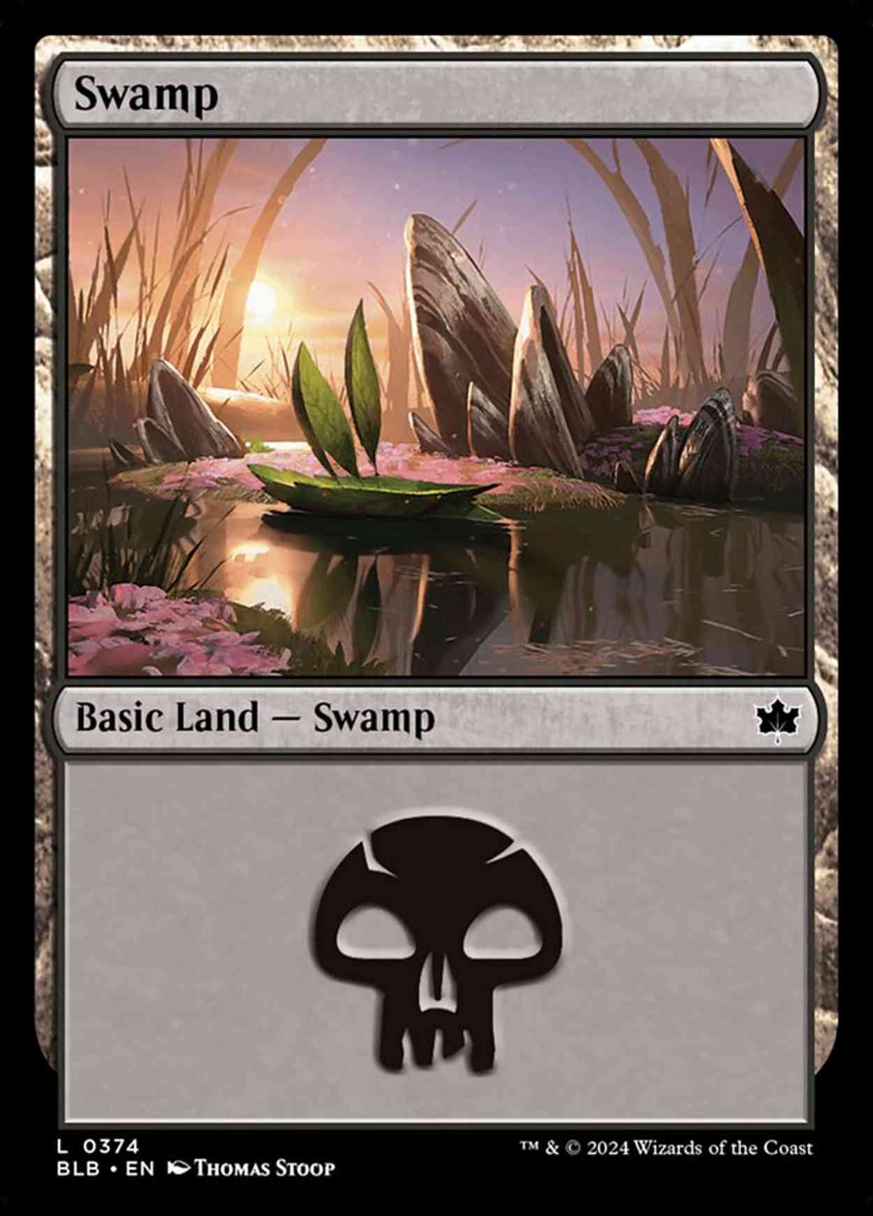 Swamp (0374) magic card front