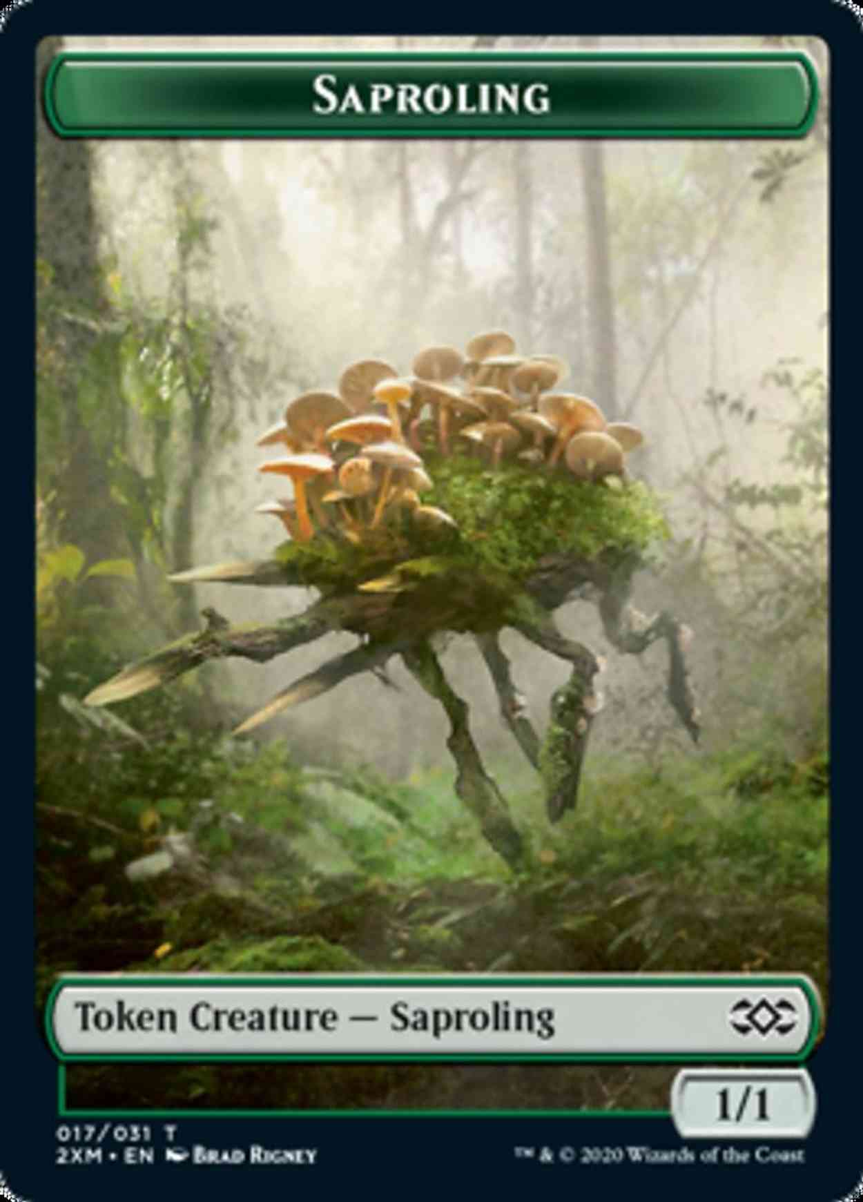 Saproling // Servo Double-sided Token magic card front