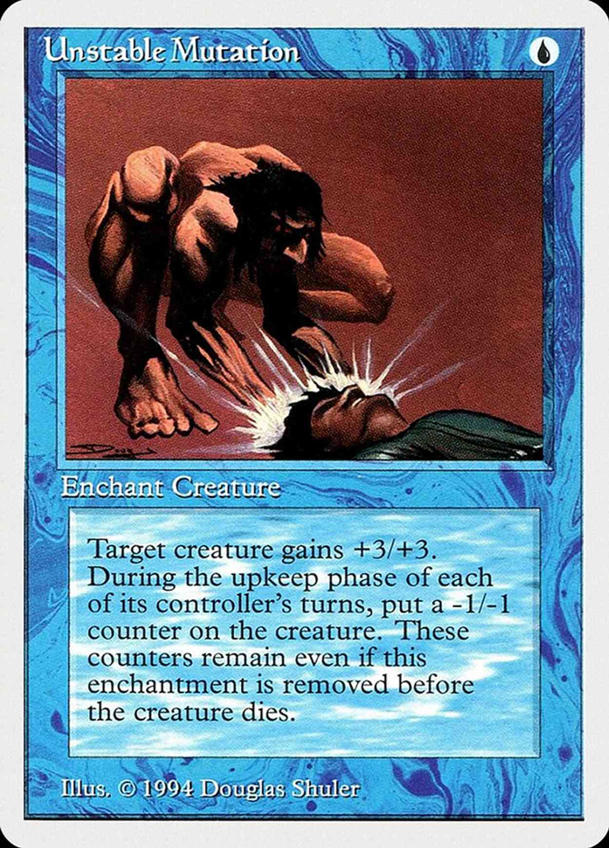 Unstable Mutation magic card front