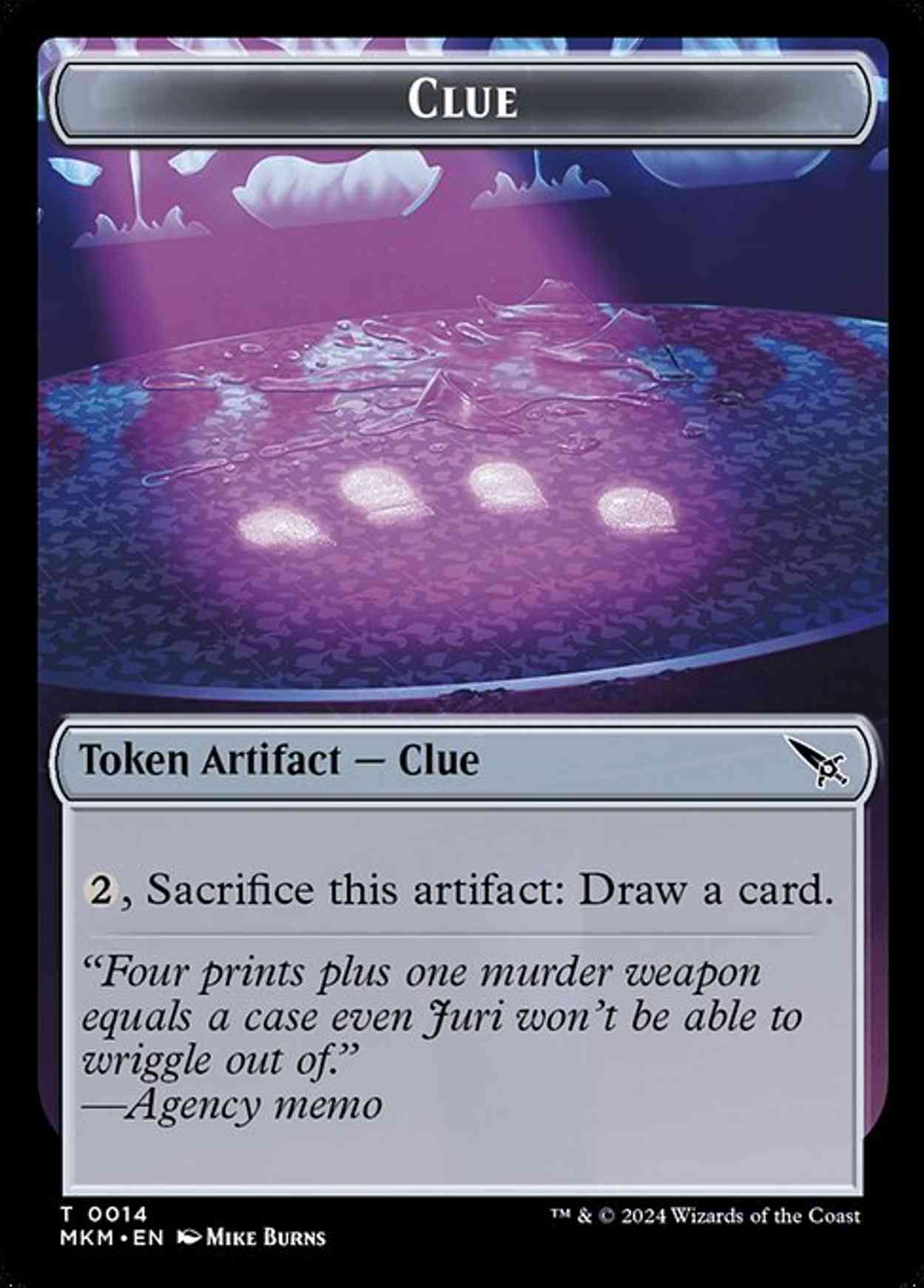 Clue (0014) // A 0041 Double-Sided Token magic card front