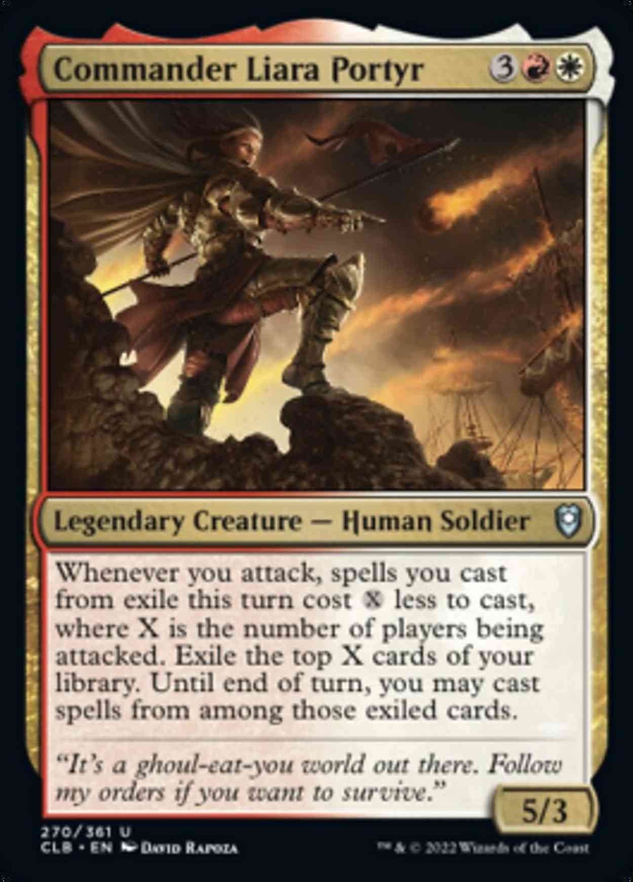 Commander Liara Portyr magic card front