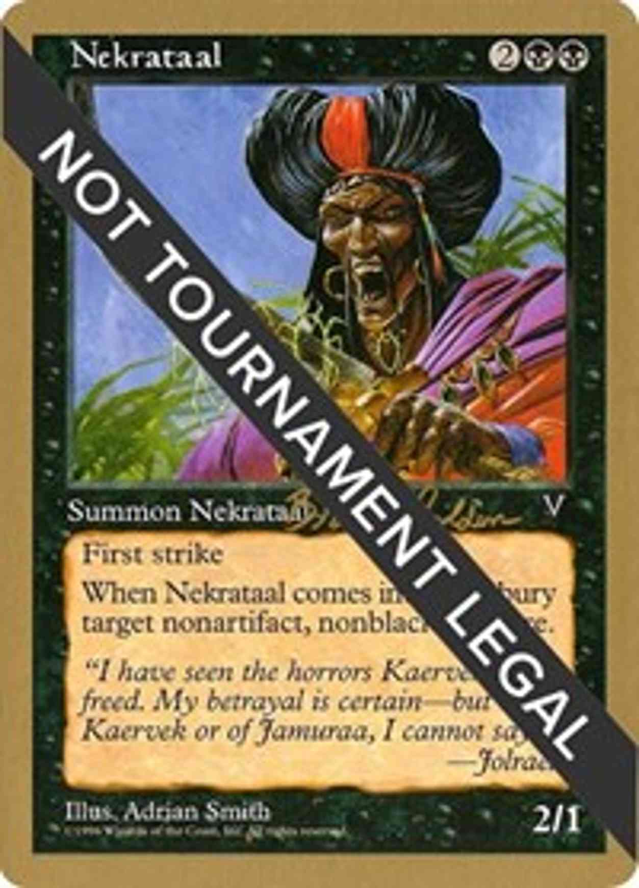Nekrataal - 1998 Brian Selden (VIS) magic card front