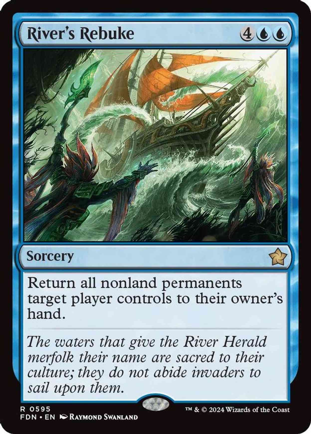 River's Rebuke magic card front