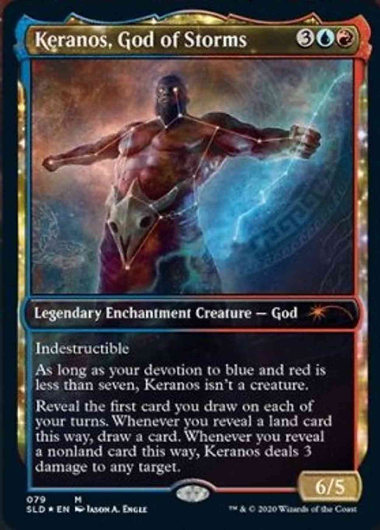 Keranos, God of Storms (Showcase) magic card front