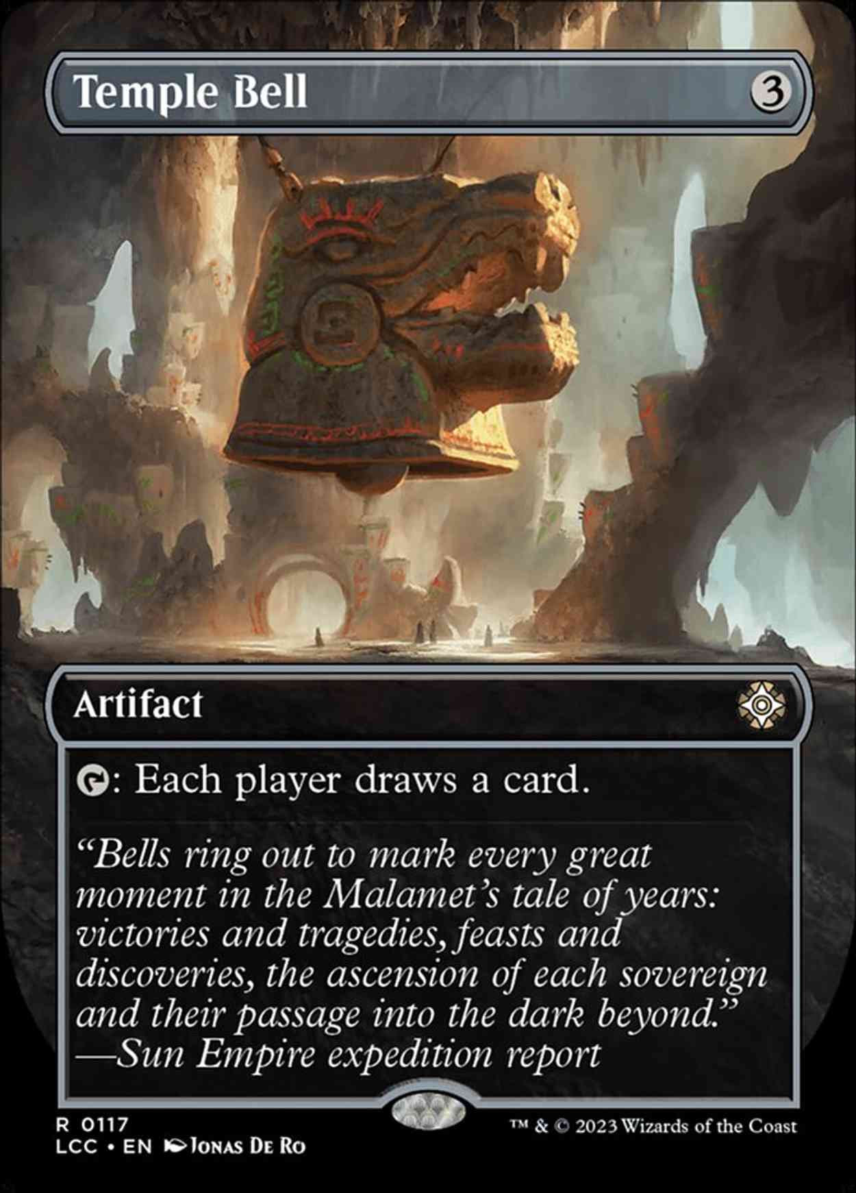 Temple Bell (Borderless) magic card front