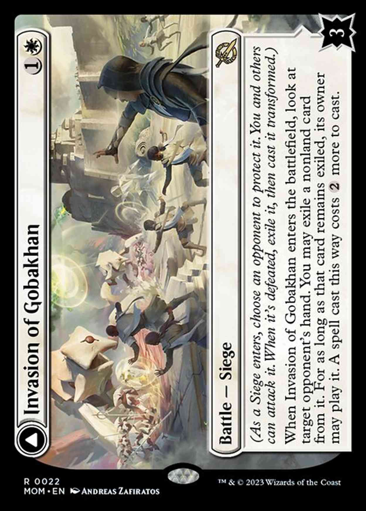 Invasion of Gobakhan magic card front