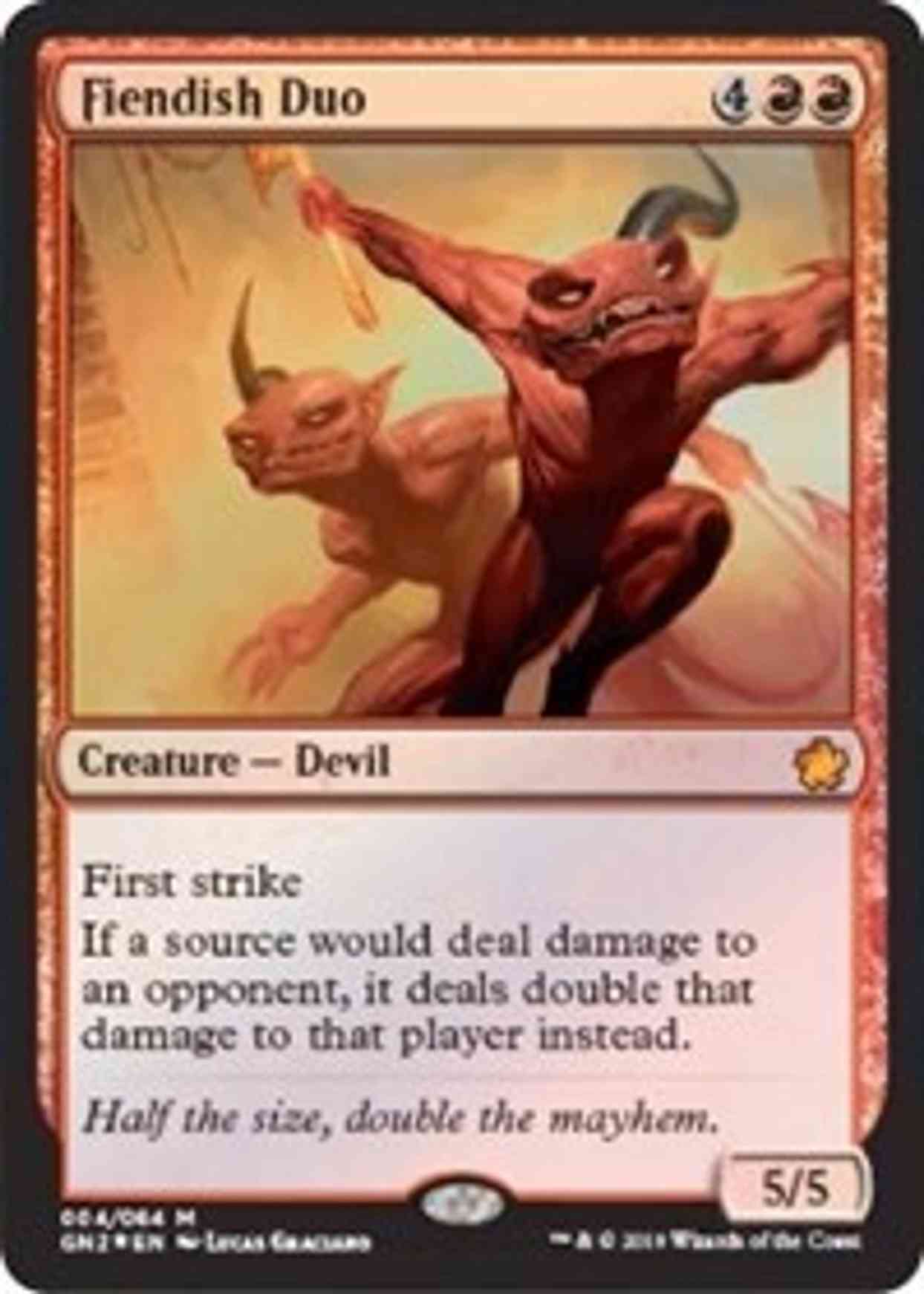 Fiendish Duo magic card front