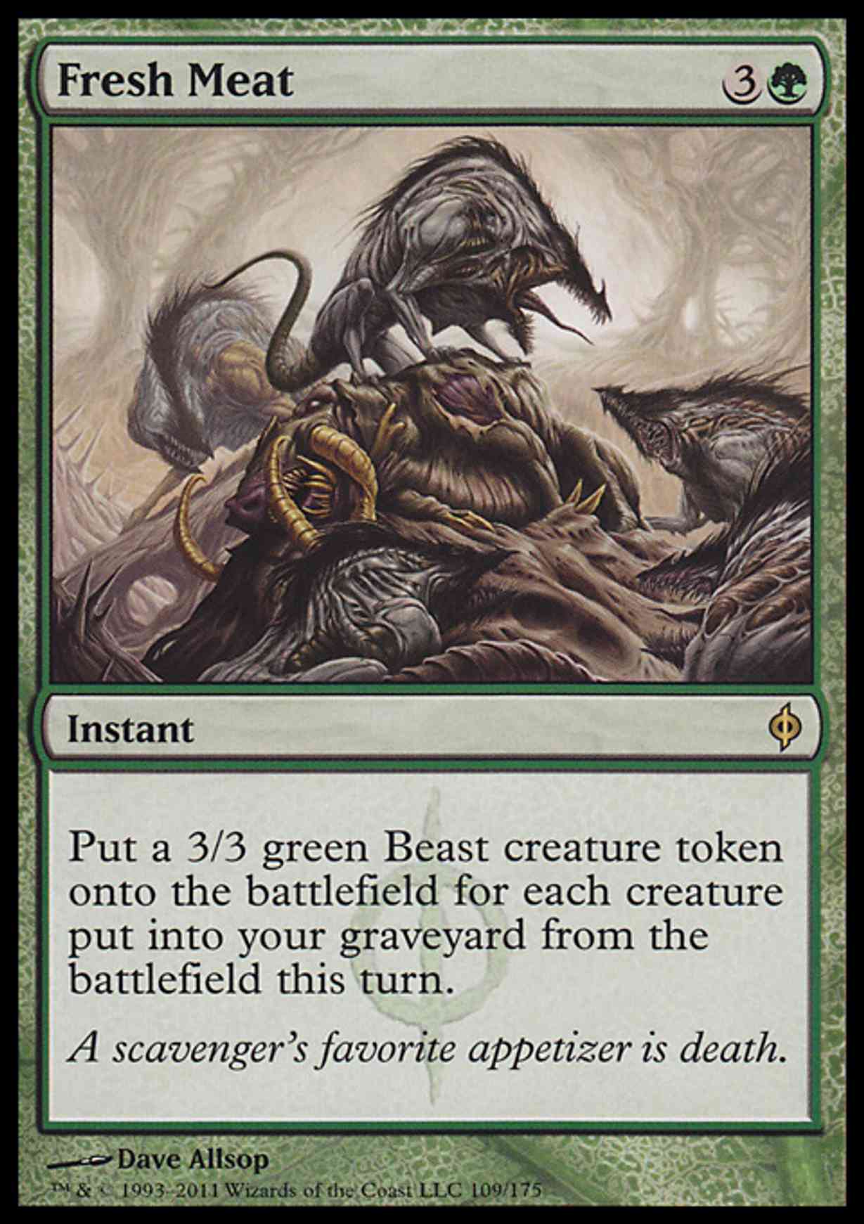 Fresh Meat magic card front