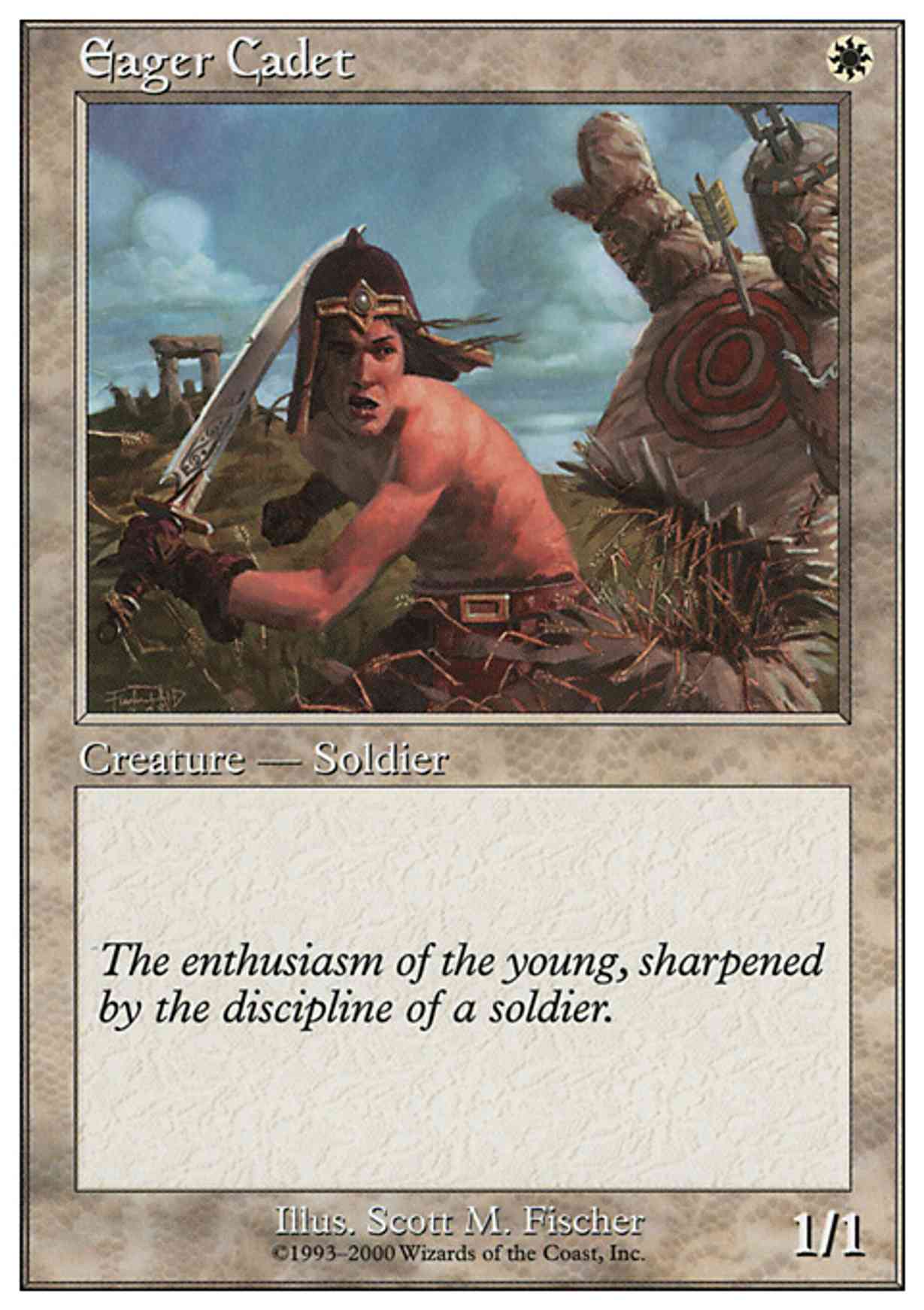 Eager Cadet magic card front