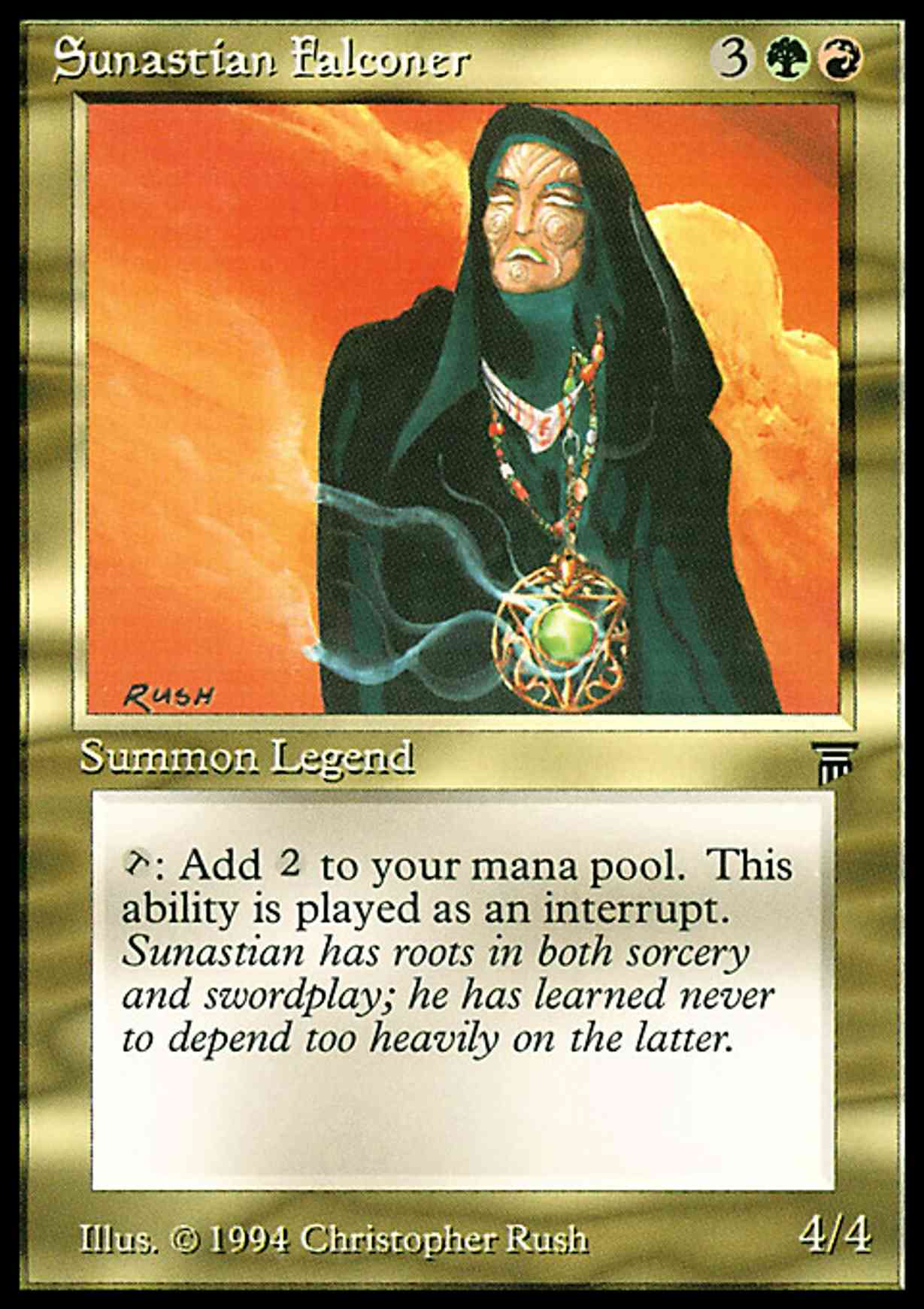 Sunastian Falconer magic card front