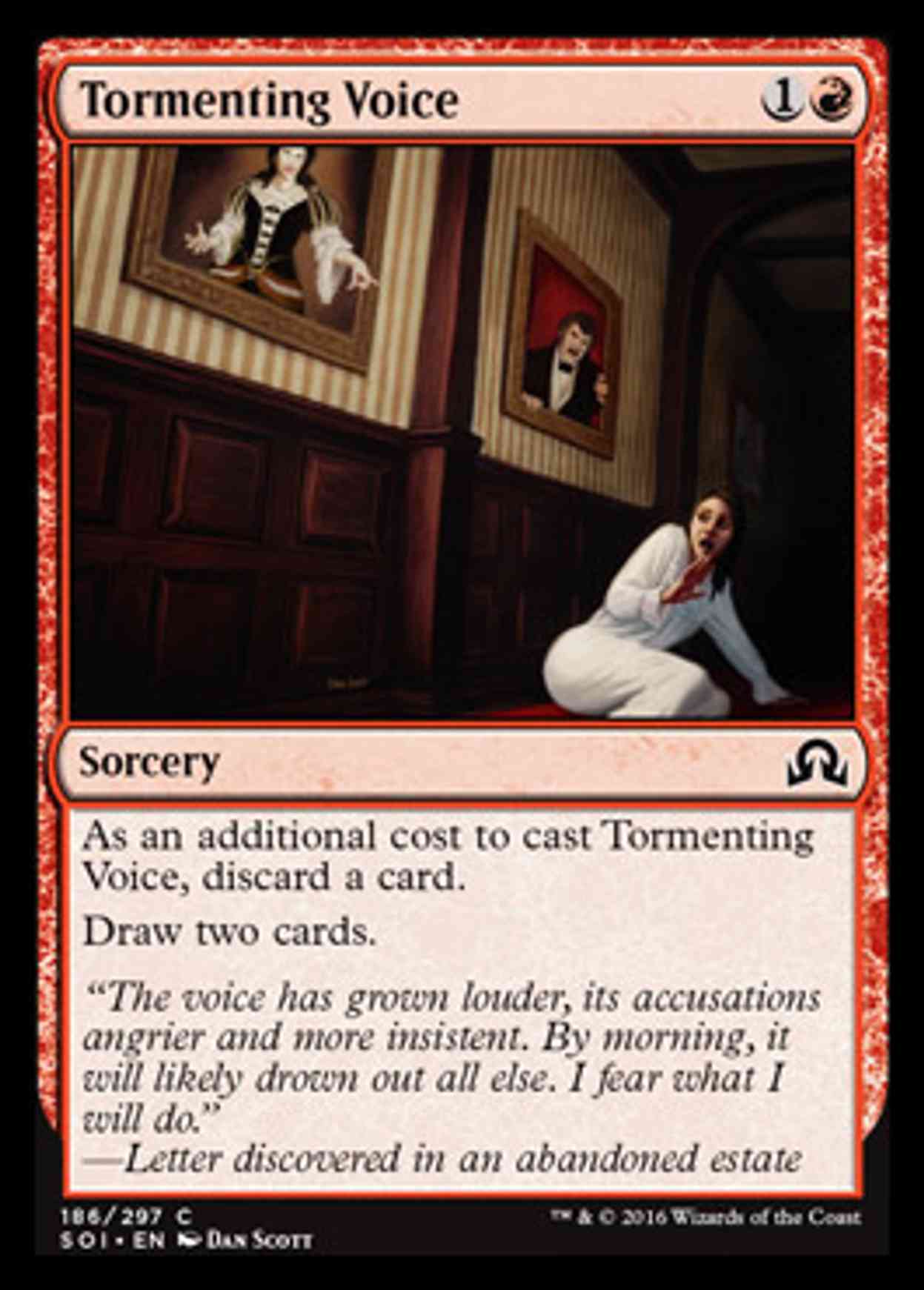 Tormenting Voice magic card front