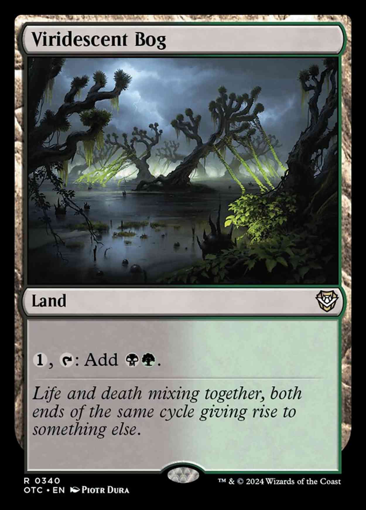 Viridescent Bog magic card front