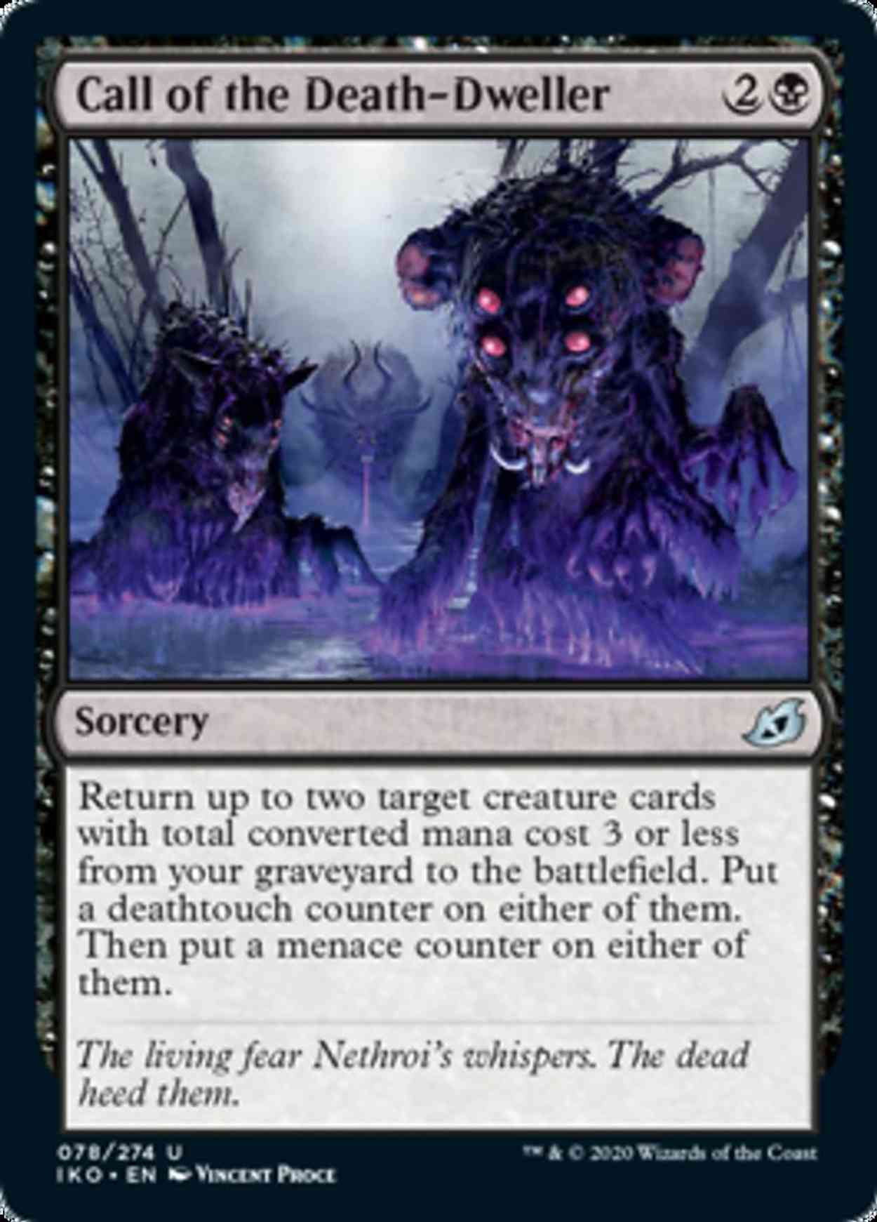 Call of the Death-Dweller magic card front