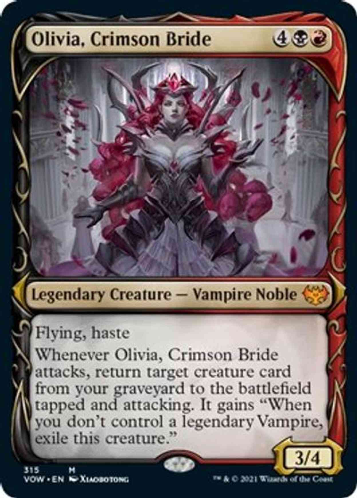 Olivia, Crimson Bride (Showcase) magic card front