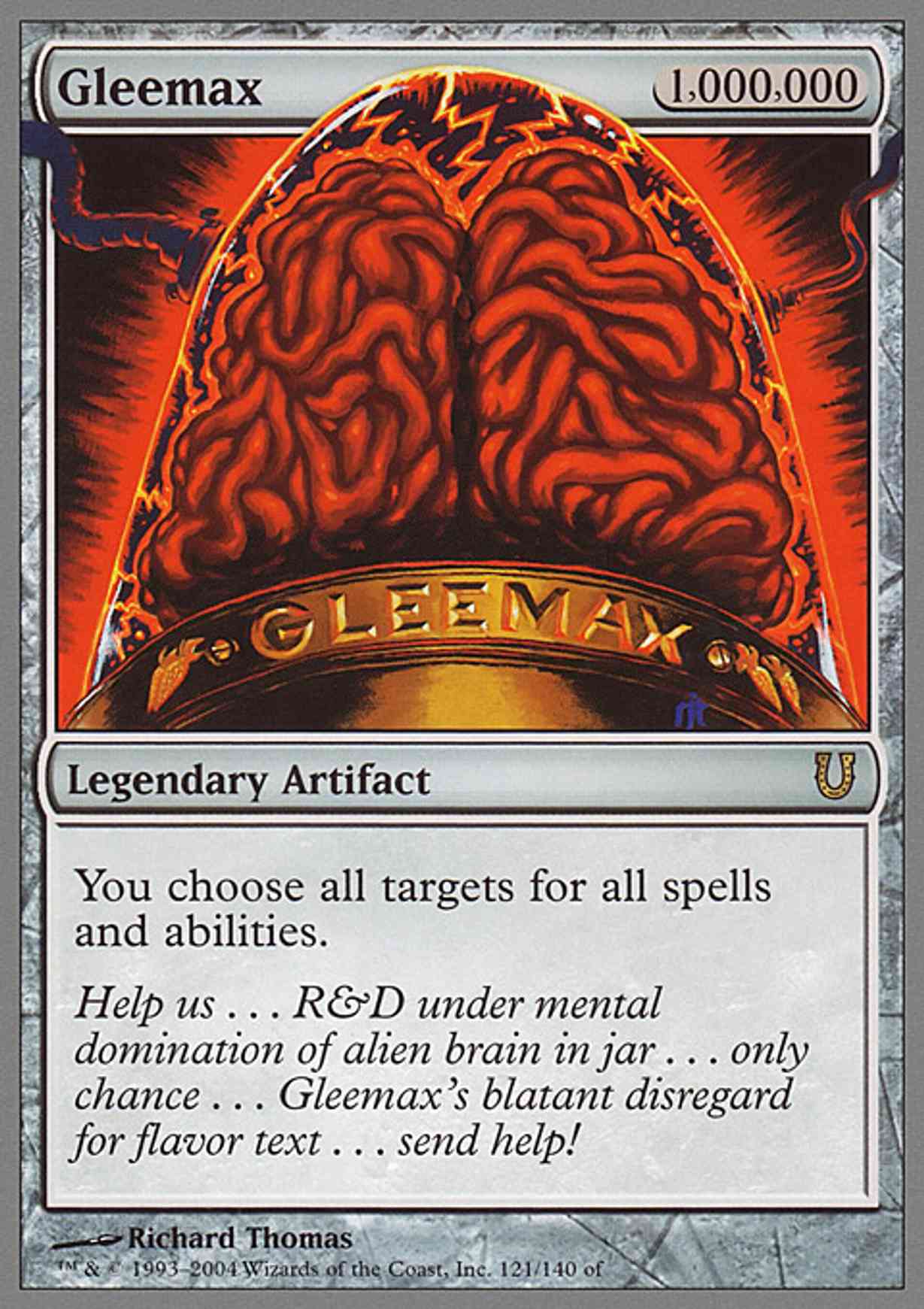 Gleemax magic card front