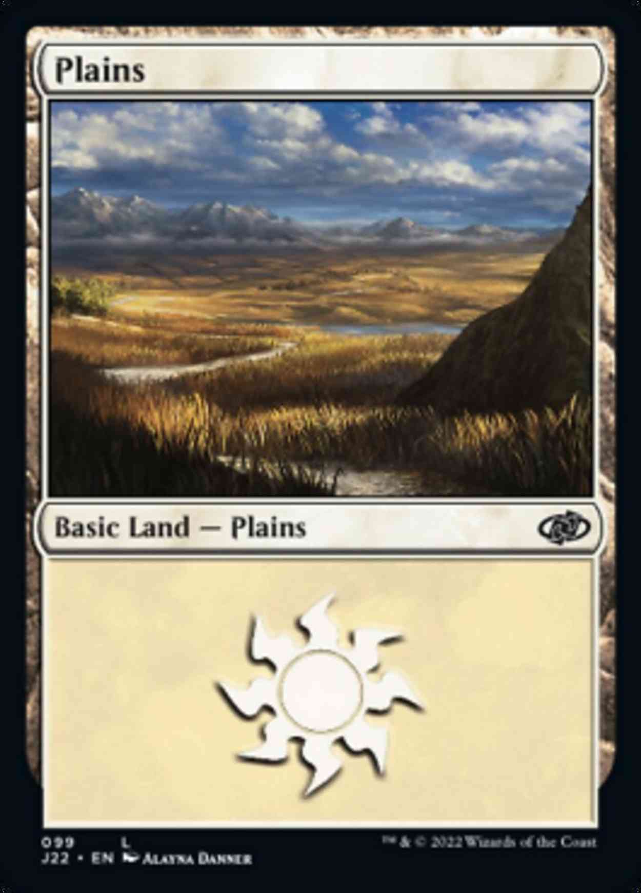 Plains (99) magic card front