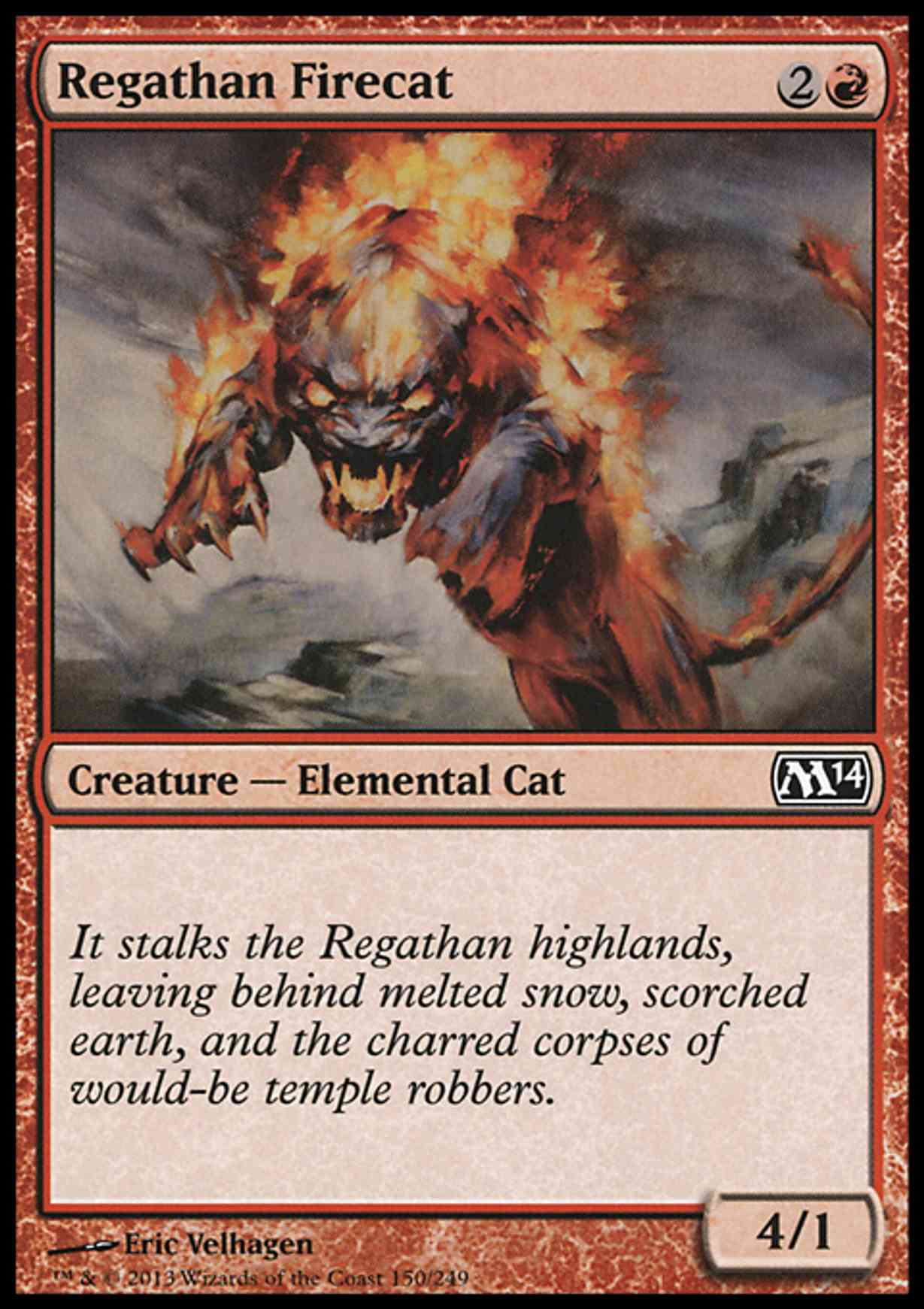 Regathan Firecat magic card front