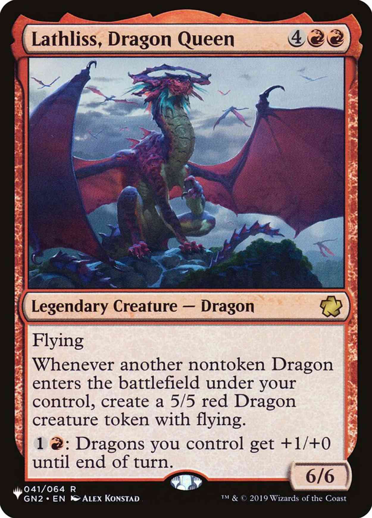 Lathliss, Dragon Queen magic card front